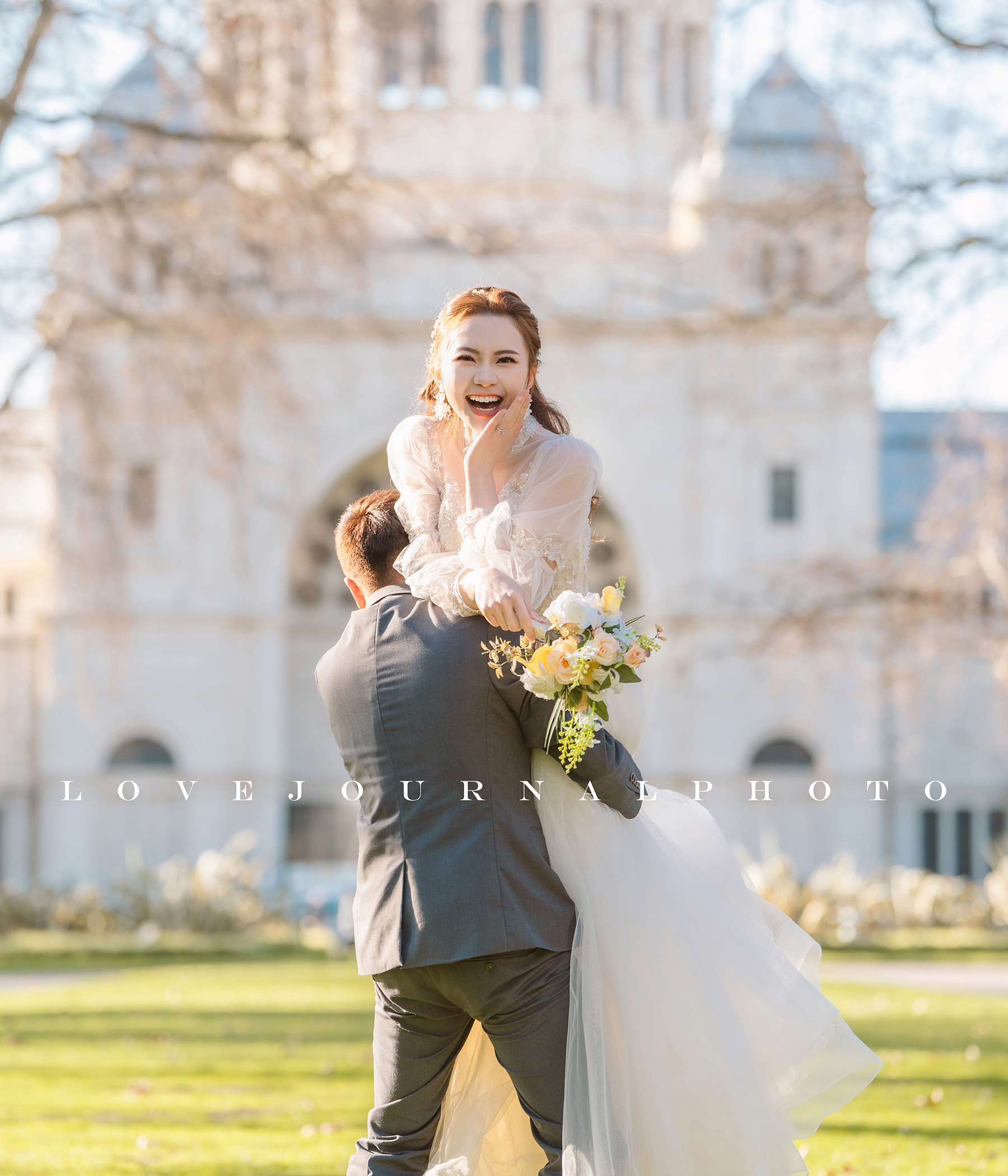 Melbourne Carlton Garden Pre-Wedding Photography