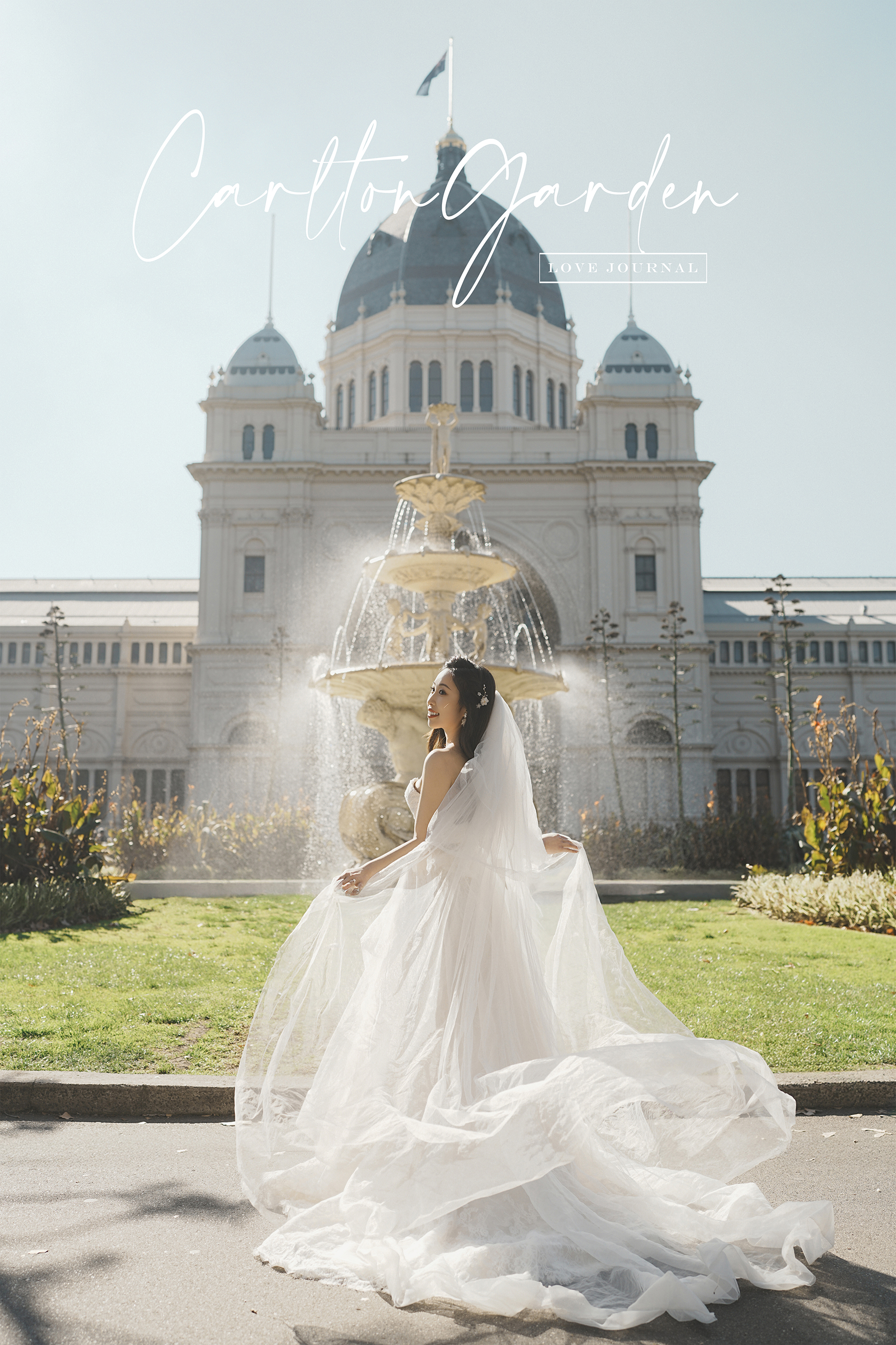 Melbourne Carlton Garden Pre-Wedding Photography
