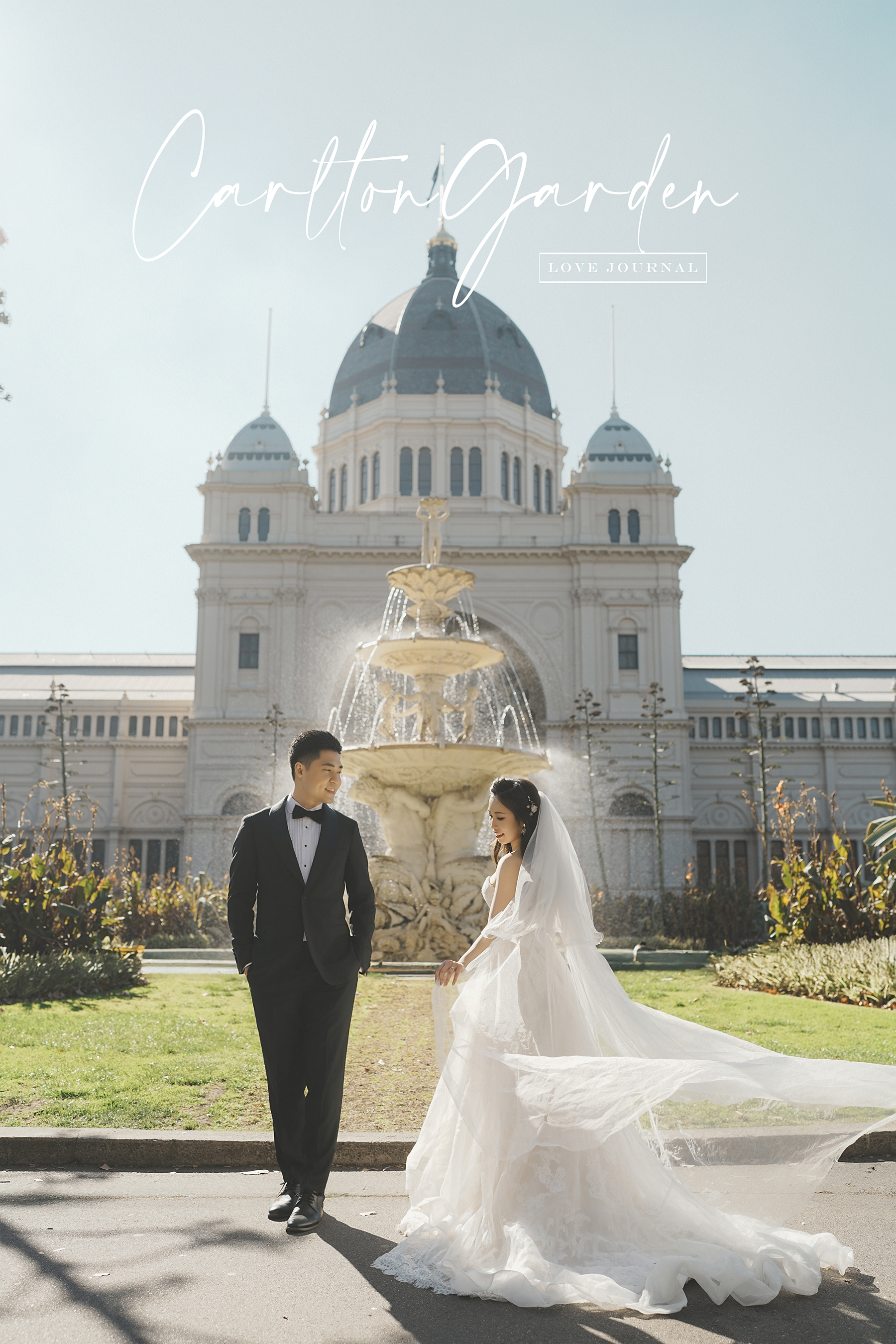 Melbourne Carlton Garden Pre-Wedding Photography