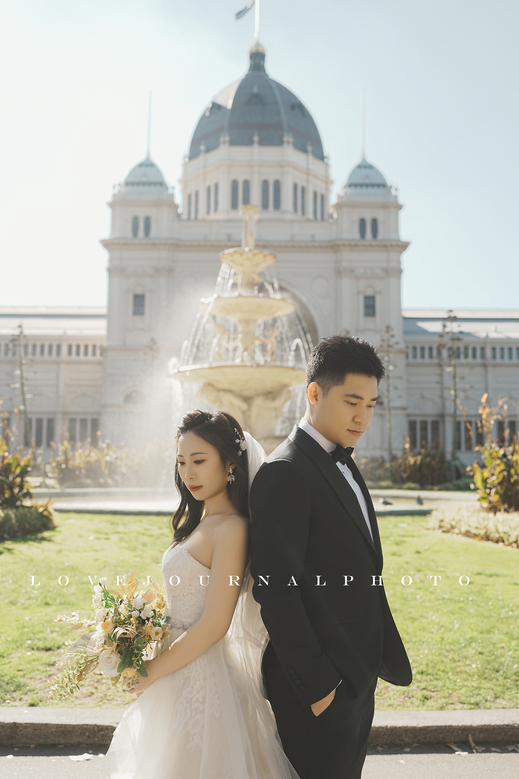 Melbourne Carlton Garden Pre-Wedding Photography