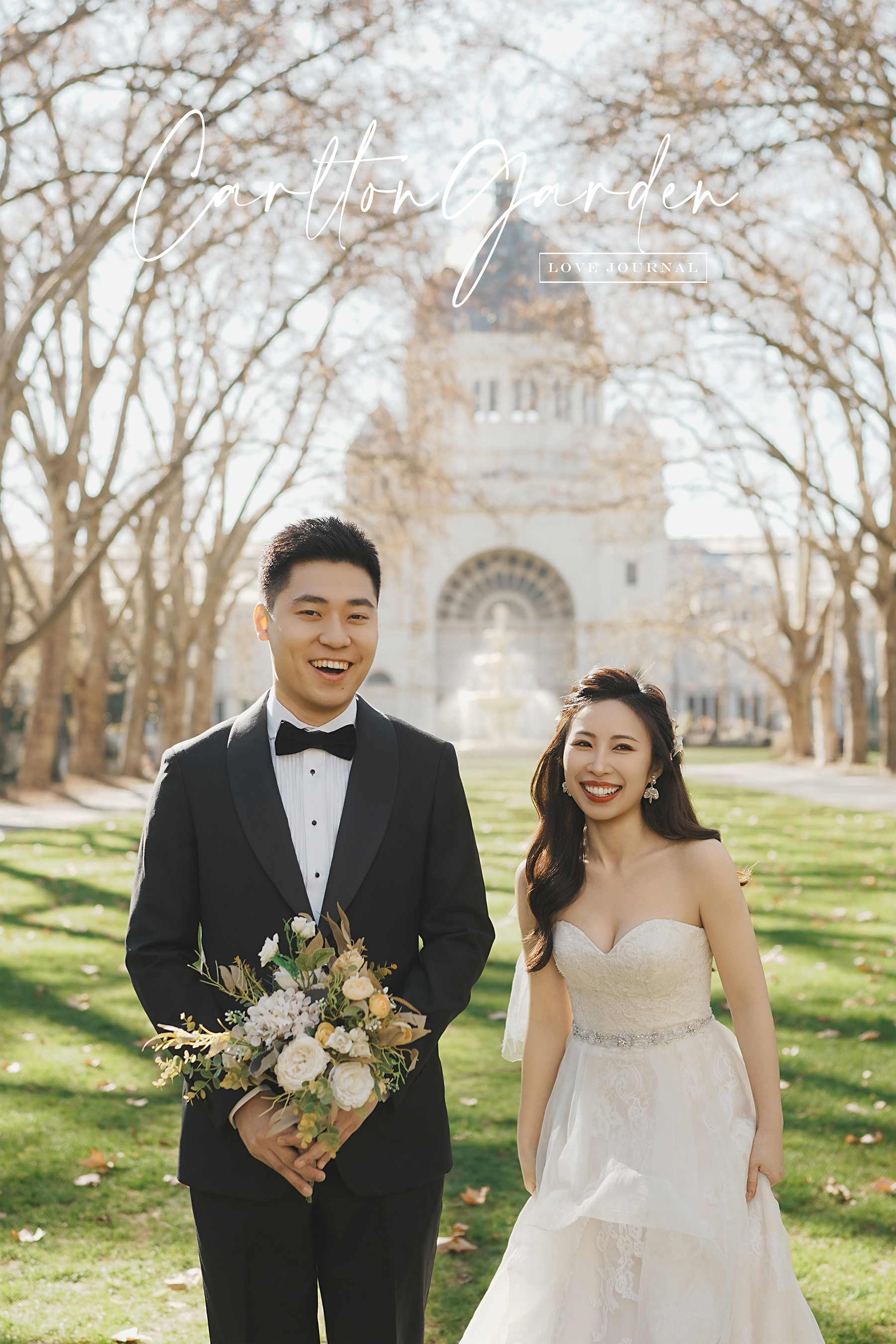 Melbourne Carlton Garden Pre-Wedding Photography
