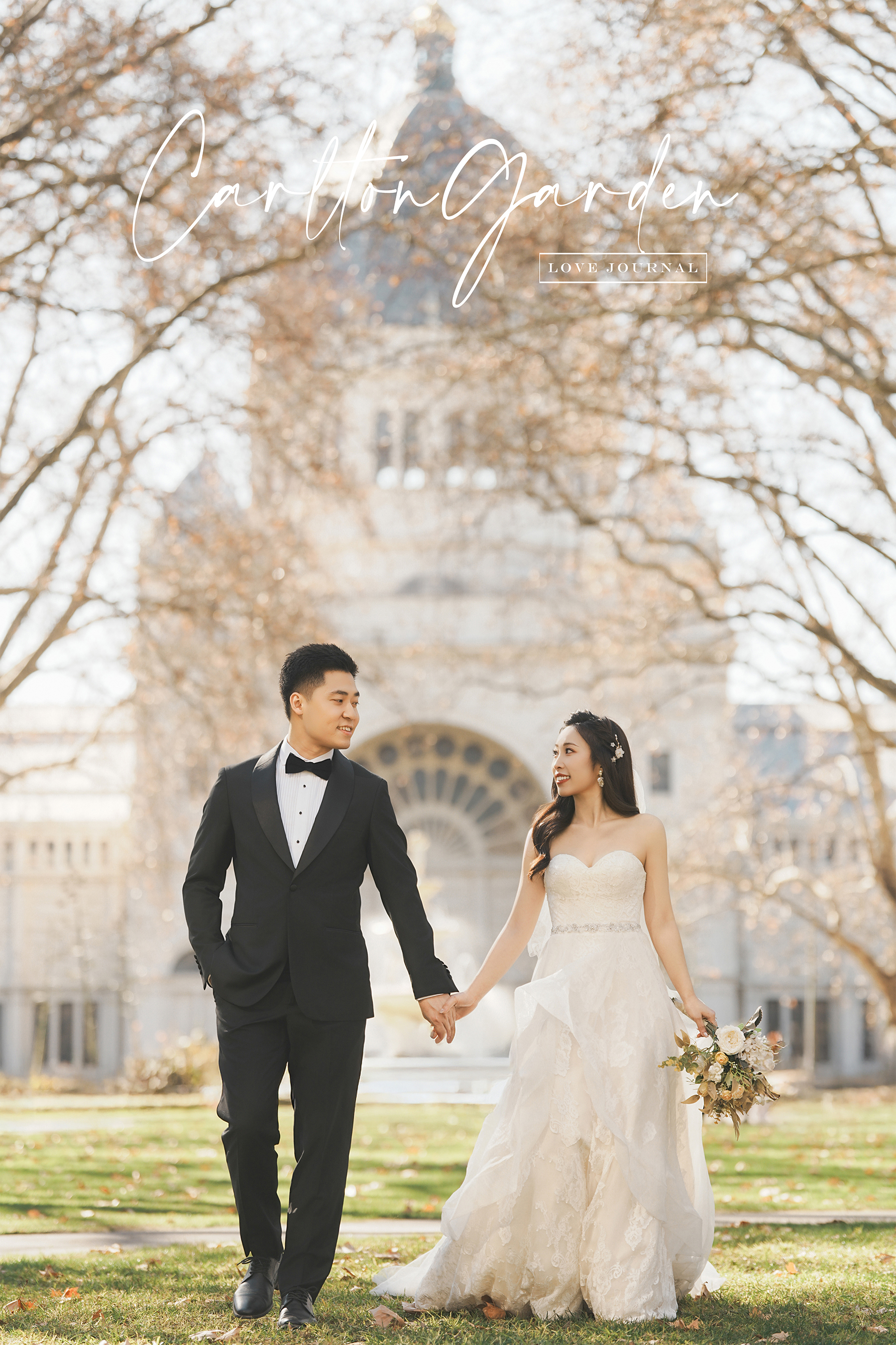 Melbourne Carlton Garden Pre-Wedding Photography