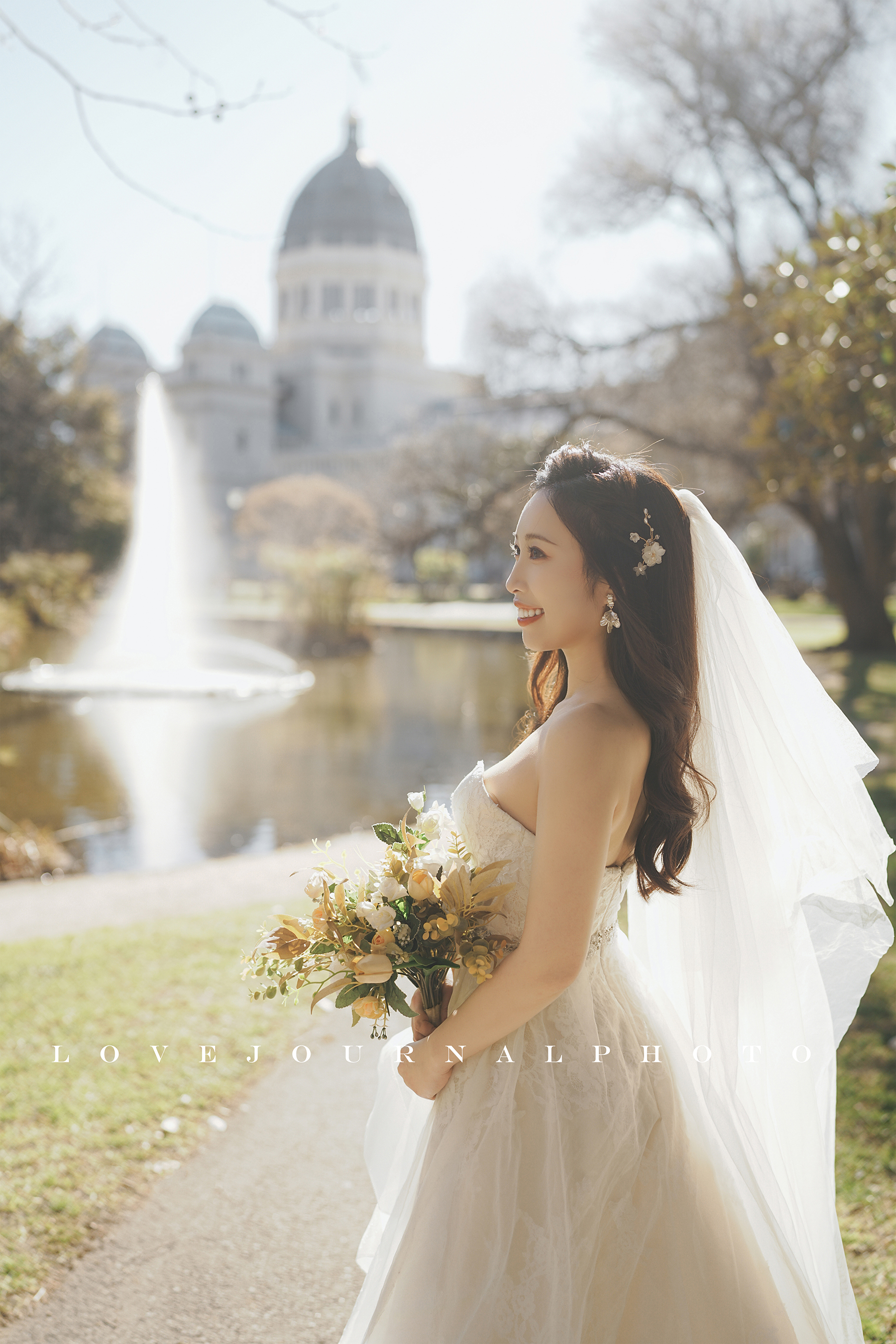 Melbourne Carlton Garden Pre-Wedding Photography