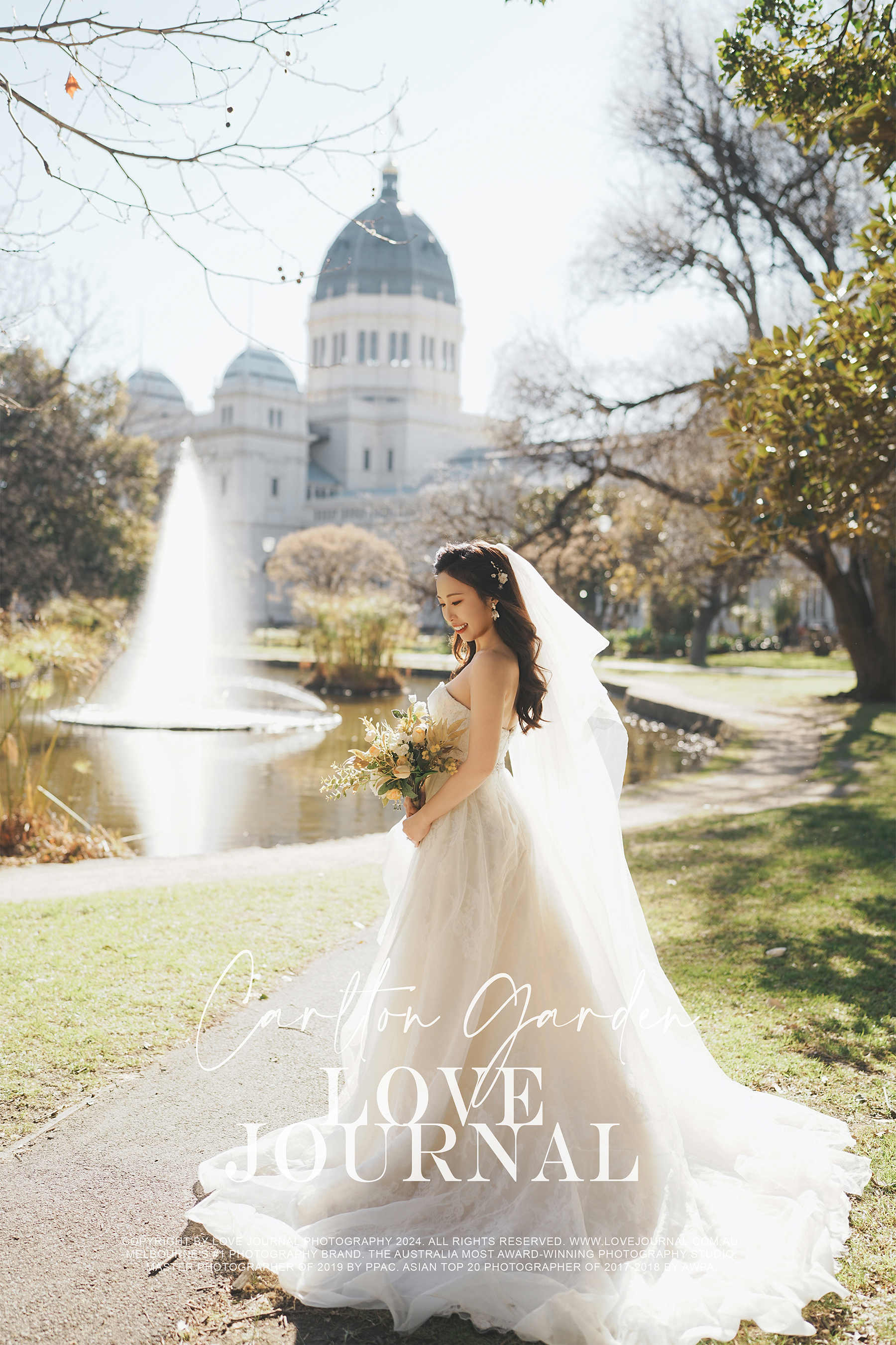Melbourne Carlton Garden Pre-Wedding Photography