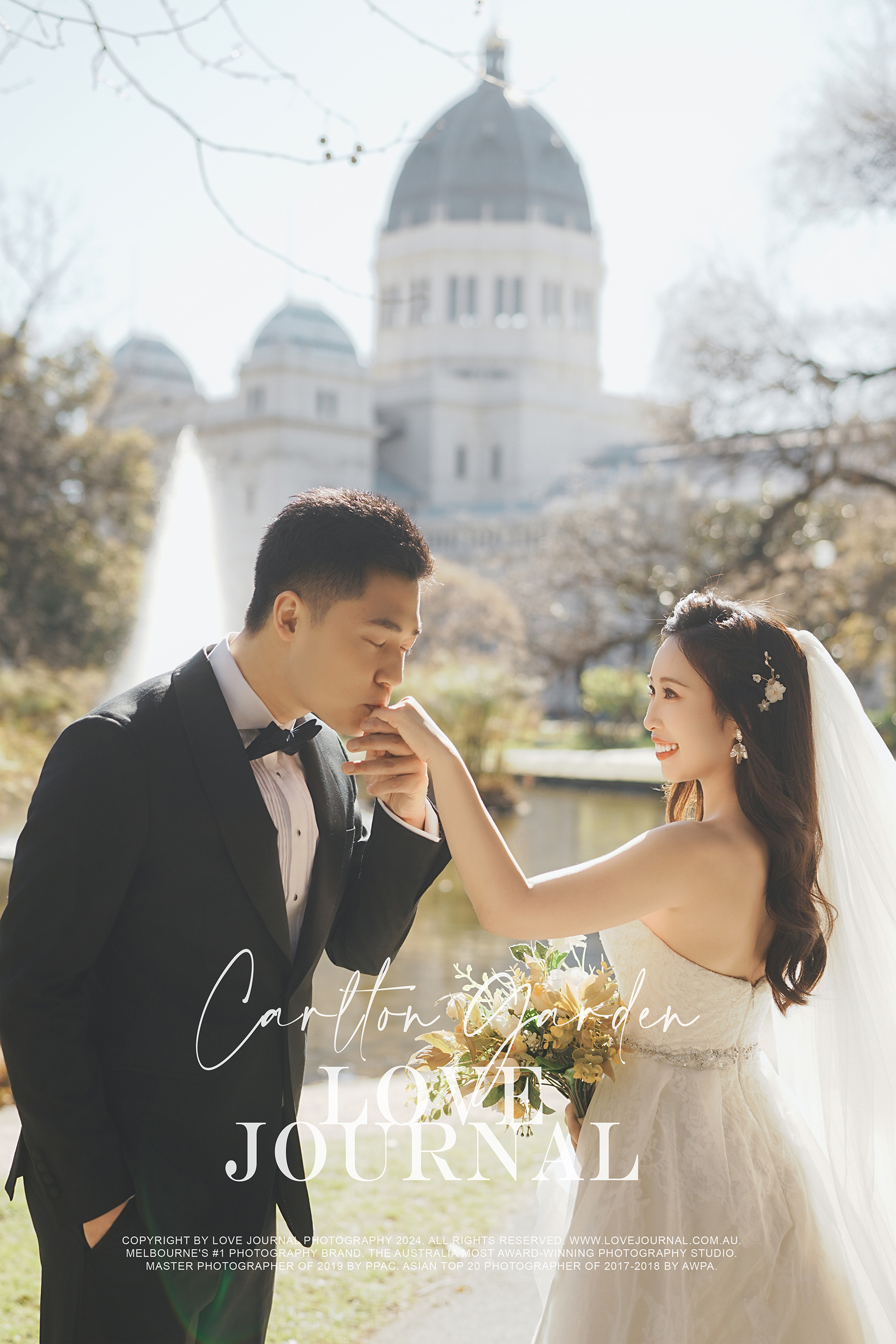 Melbourne Carlton Garden Pre-Wedding Photography