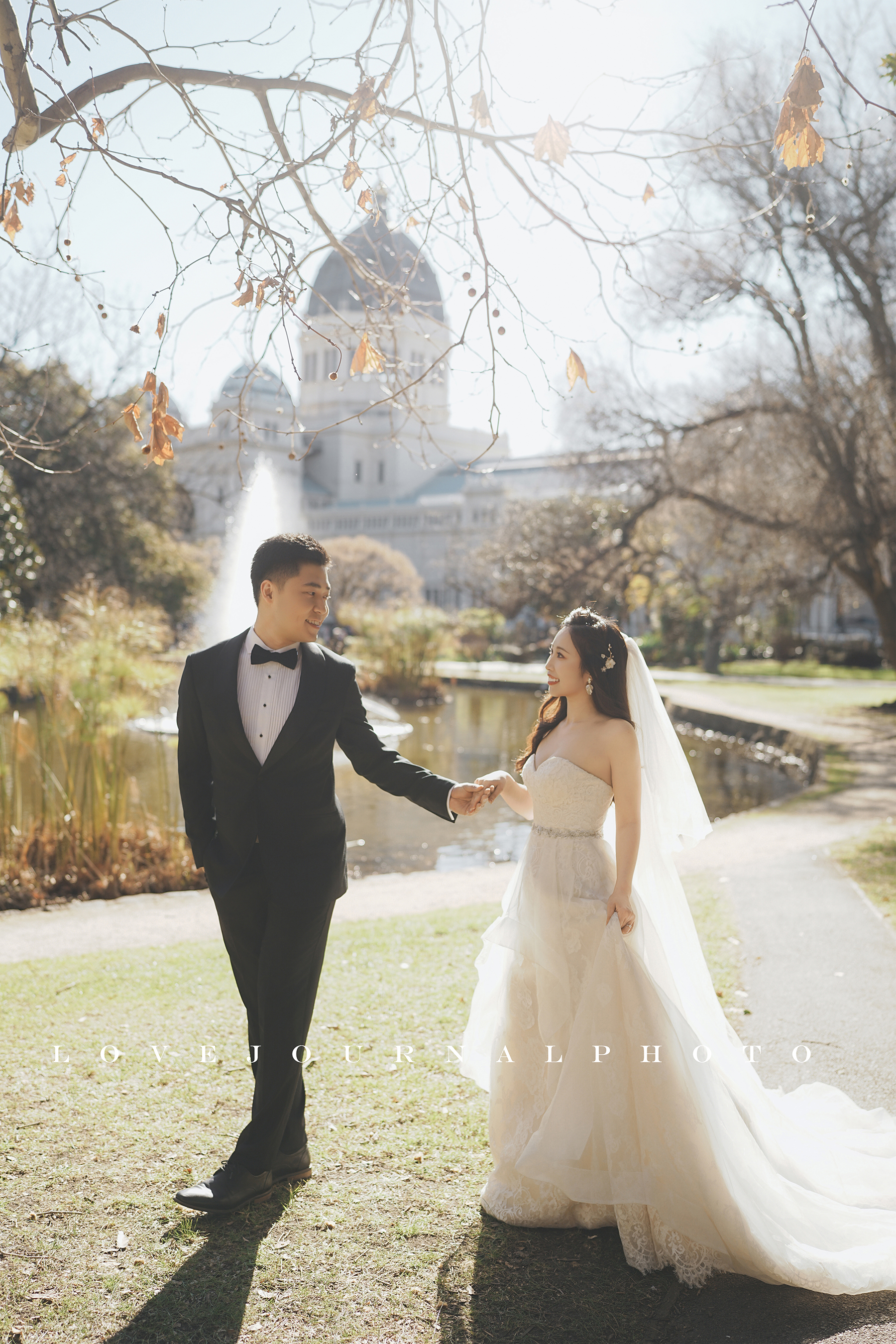 Melbourne Carlton Garden Pre-Wedding Photography