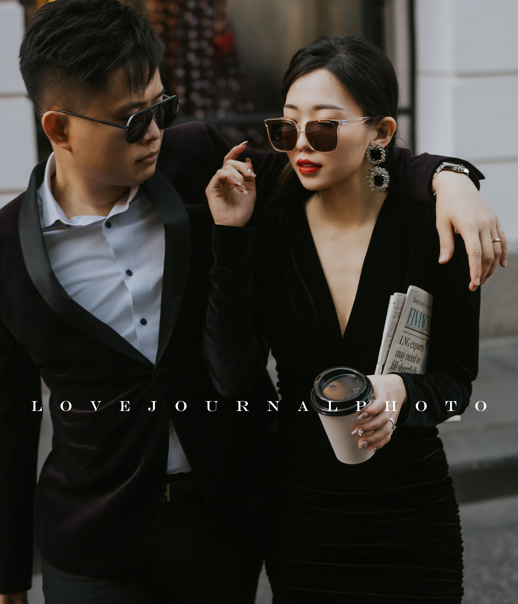 墨尔本时尚街Collins Street婚纱摄影 