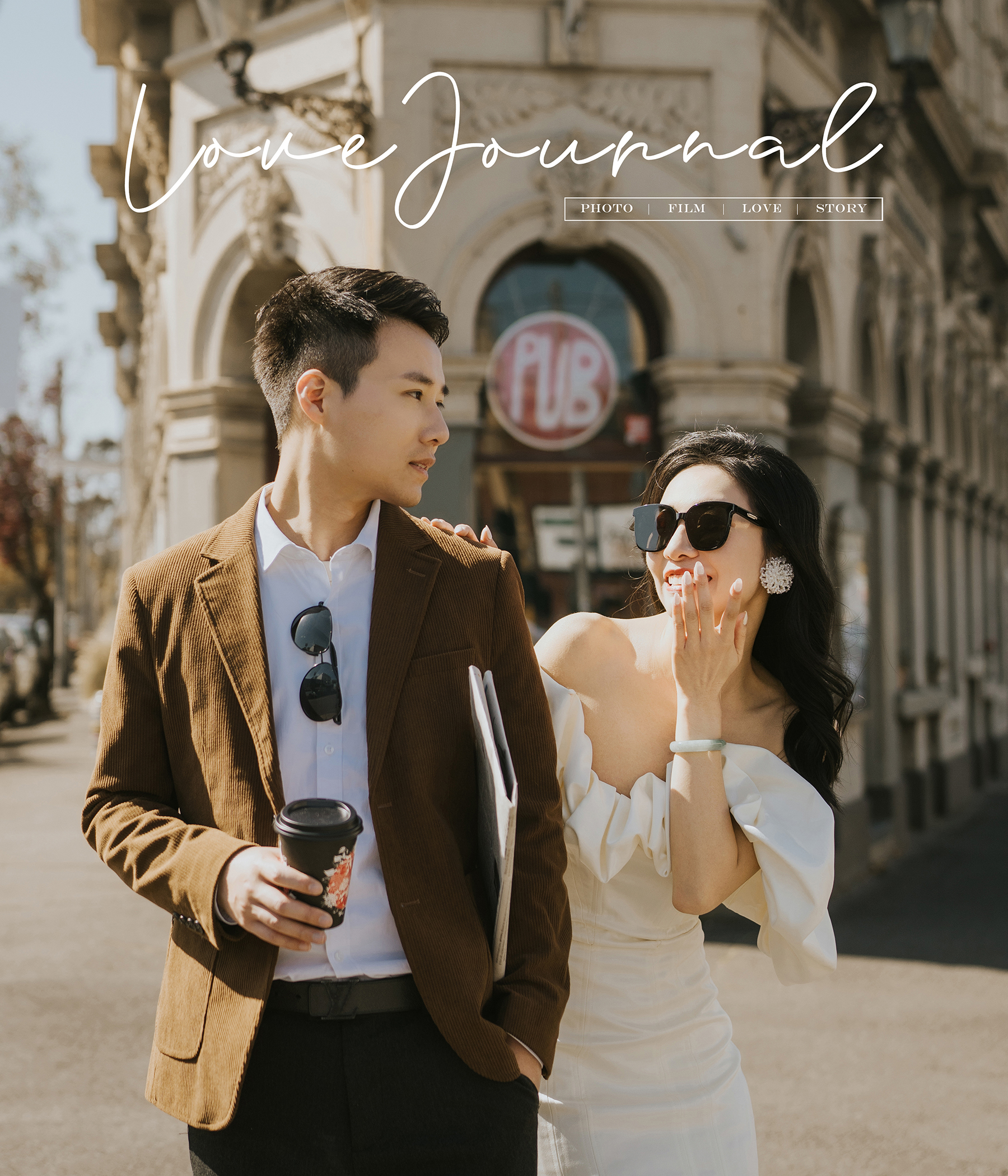 Pre-Wedding Photography at Fitzroy, 
Fitzroy Street Pre-Wedding Photography