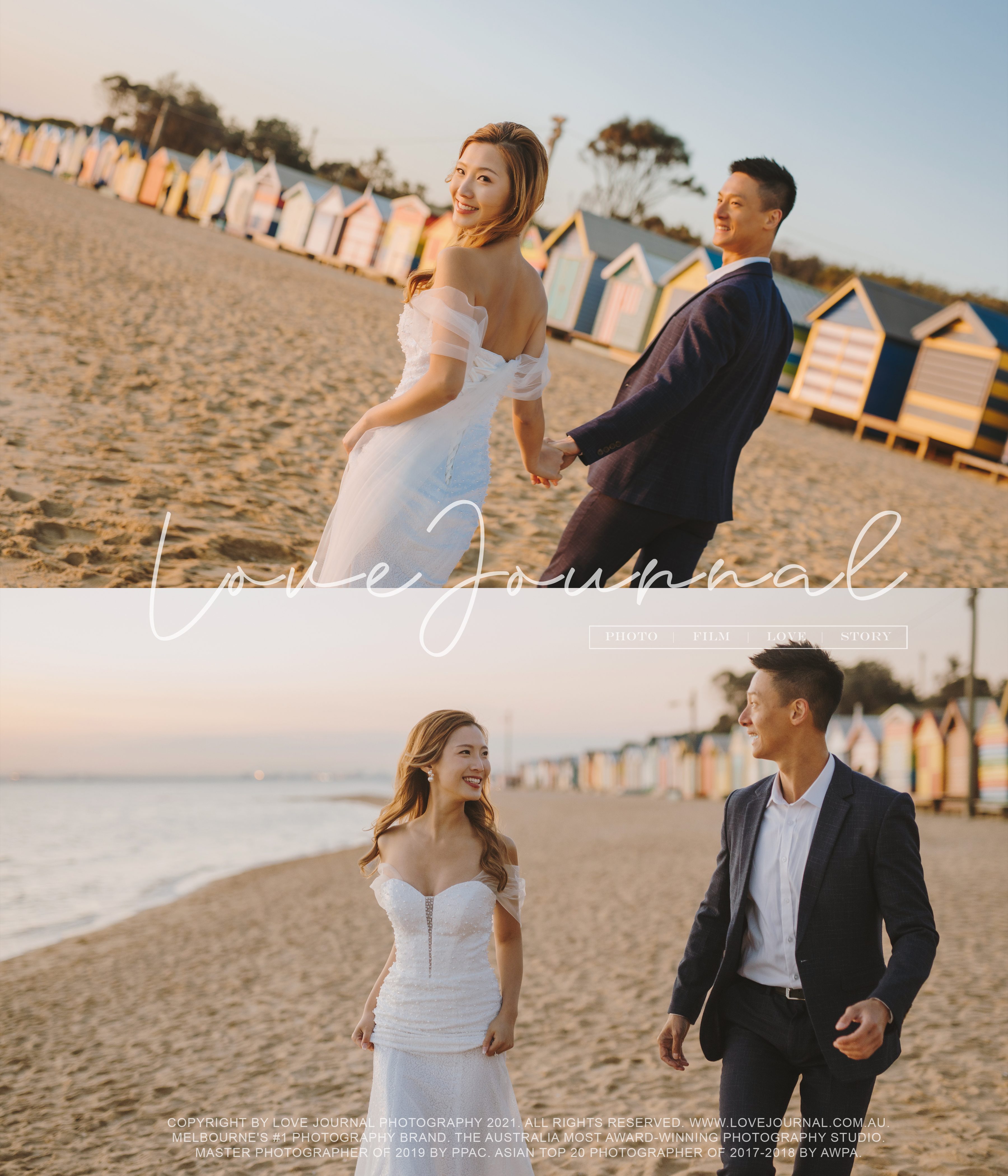 彩虹小屋Brighton Beach婚纱摄影
