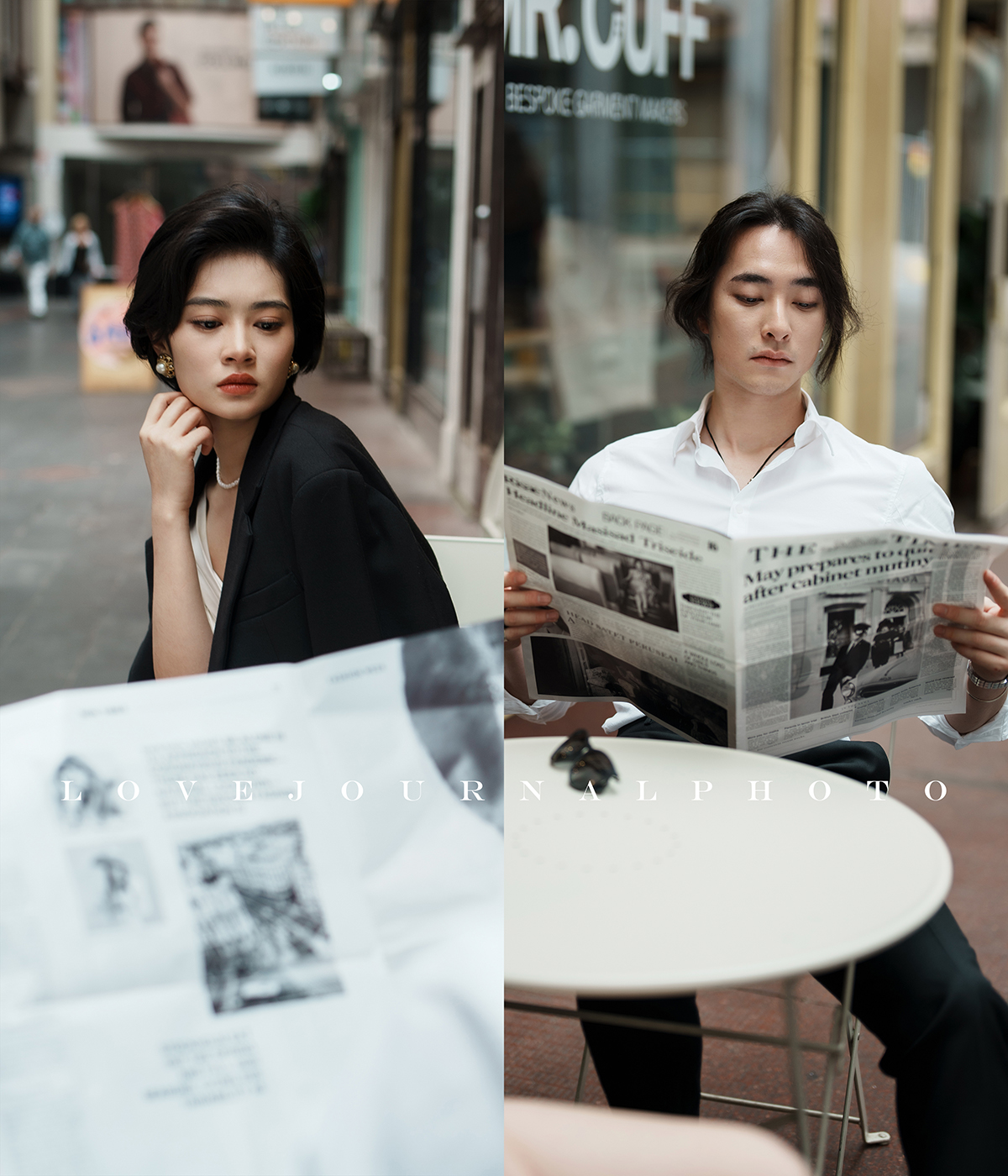 Melbourne Cafe Pre-Wedding Photography