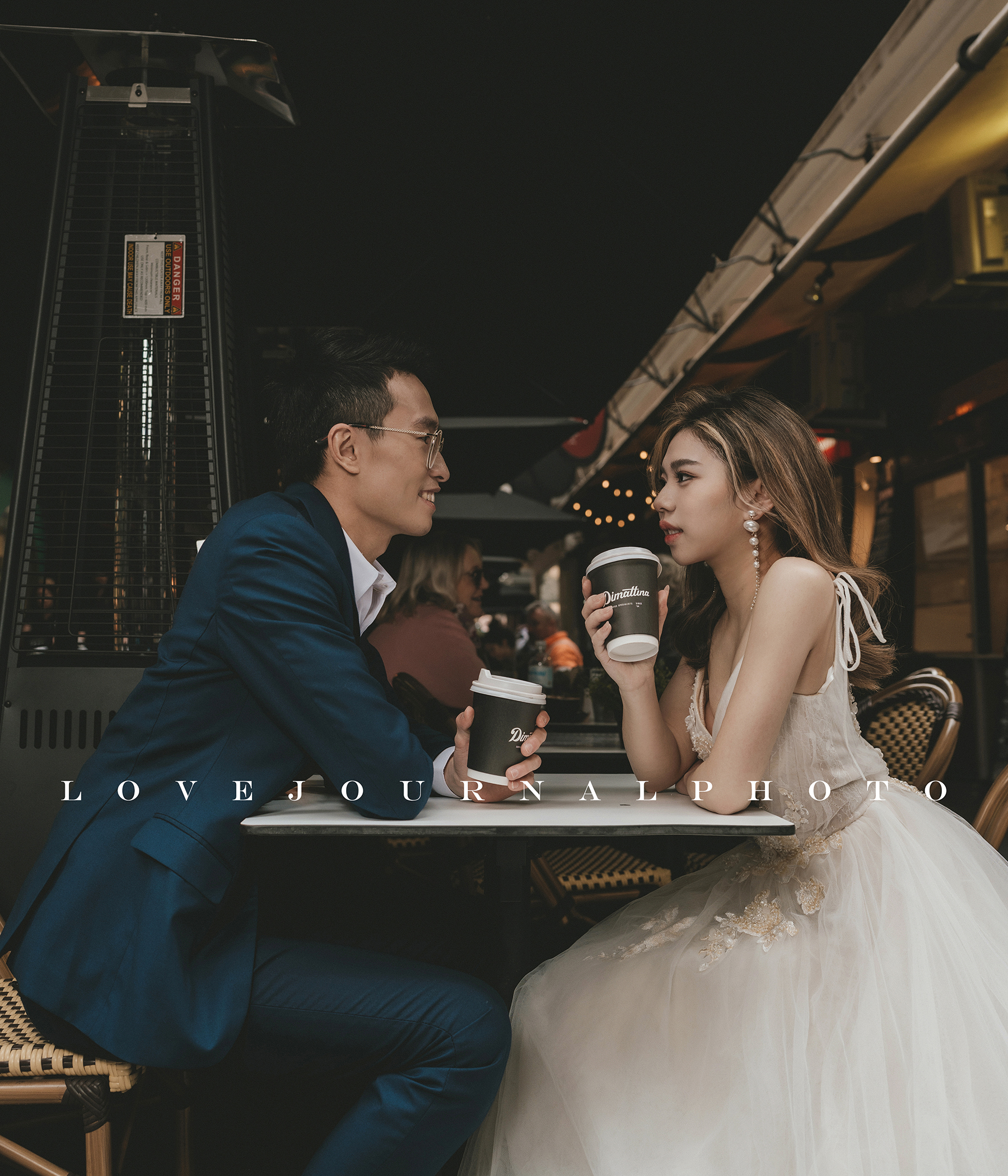 Melbourne Cafe Pre-Wedding Photography