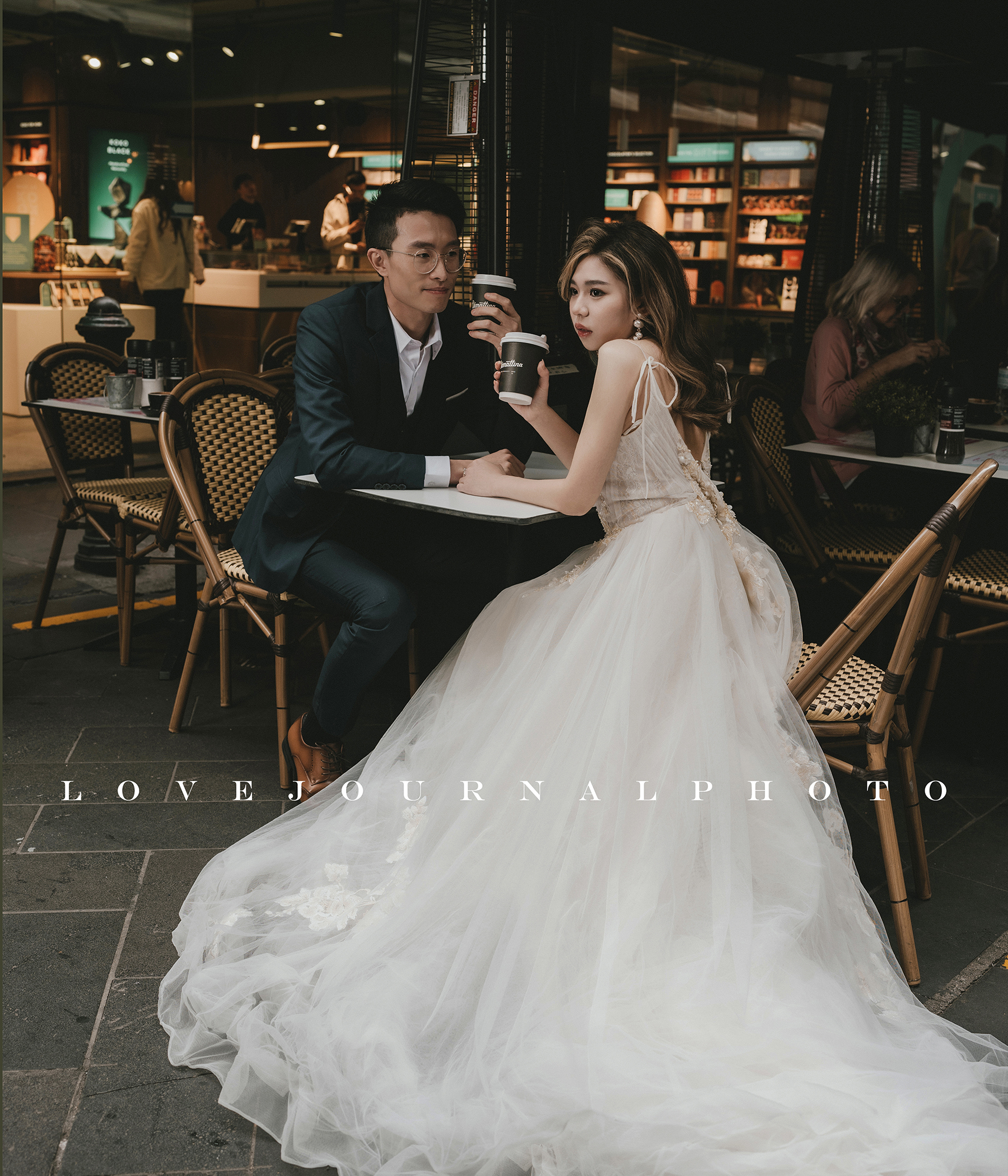 Melbourne Cafe Pre-Wedding Photography
