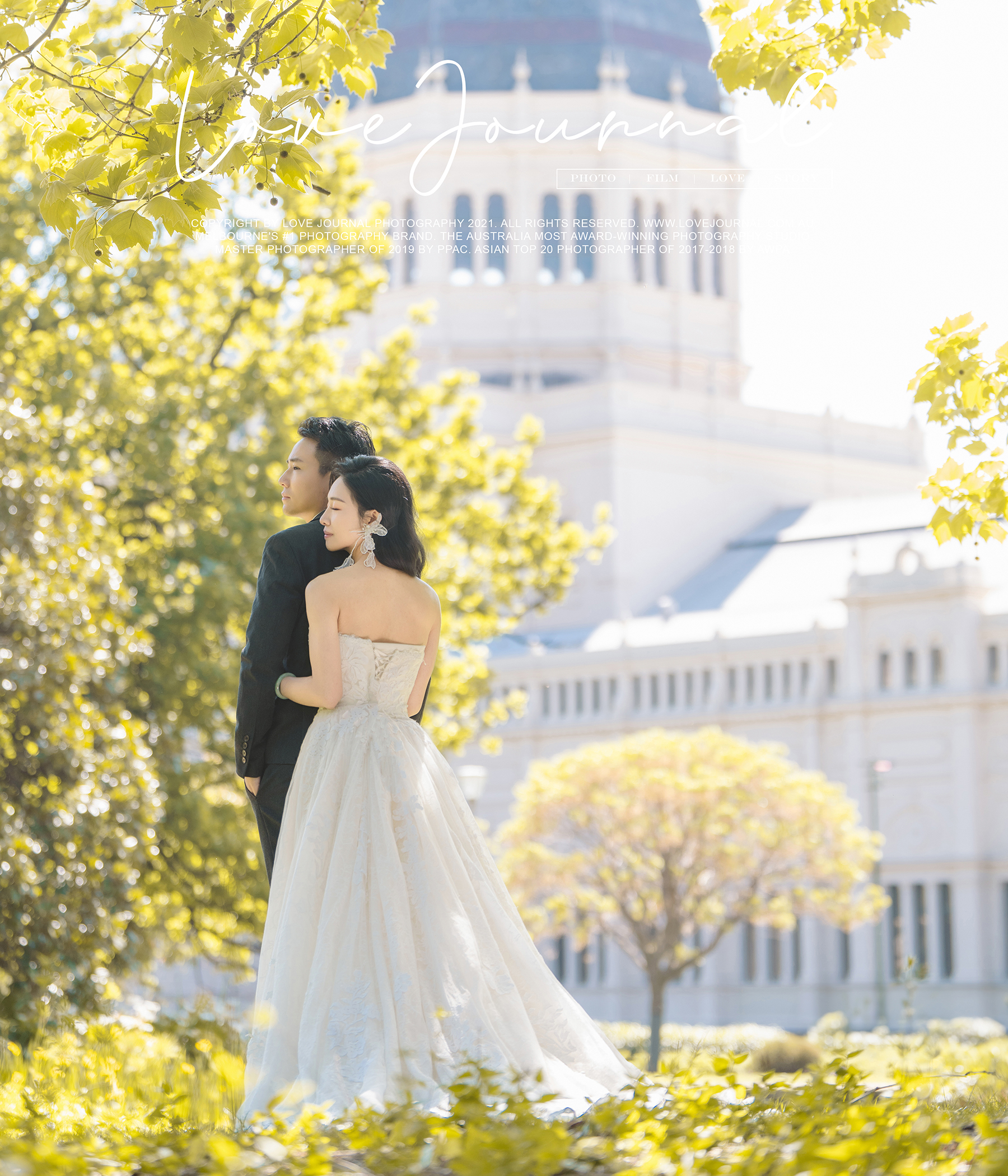 Melbourne Carlton Garden Pre-Wedding Photography