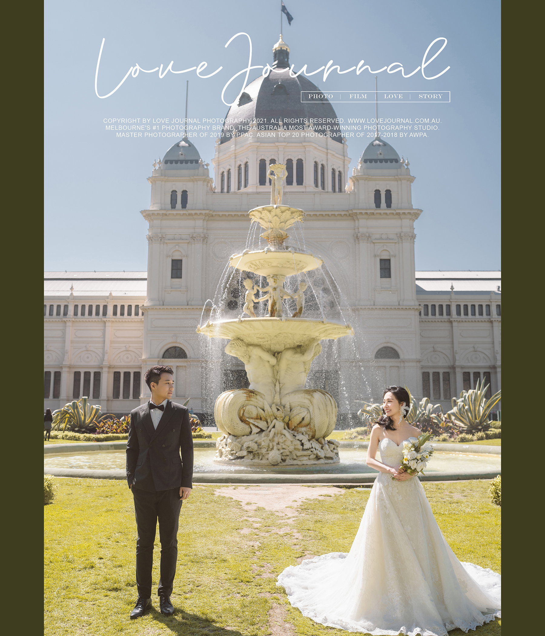 Melbourne Carlton Garden Pre-Wedding Photography