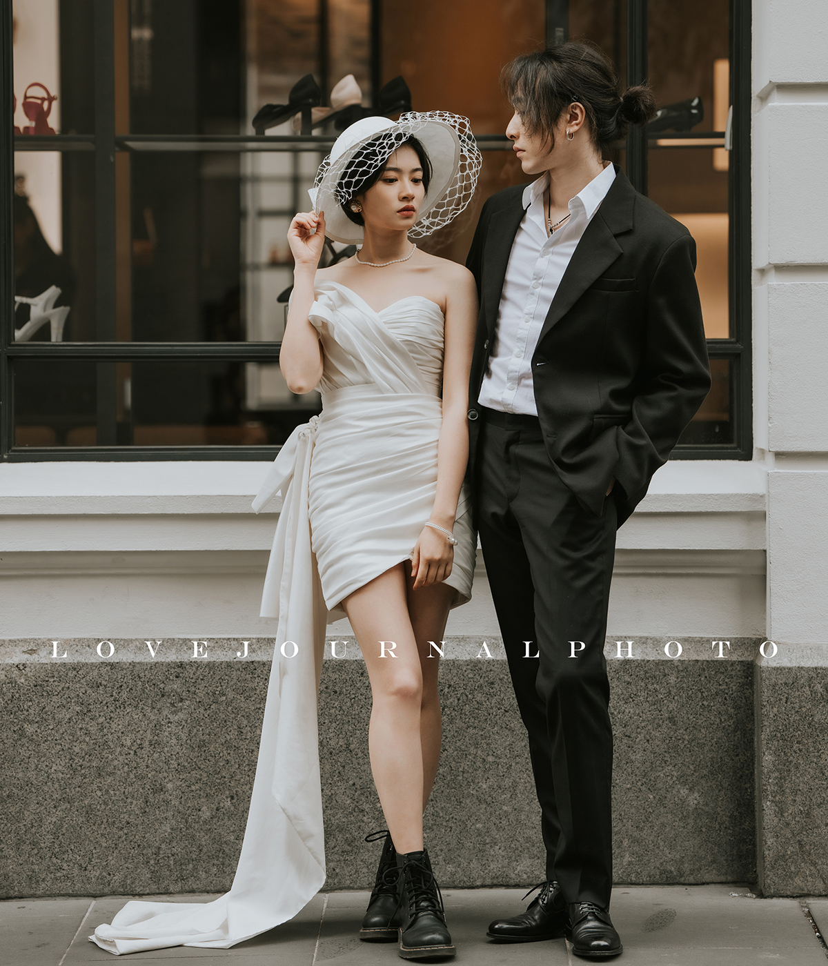 墨尔本时尚街Collins Street婚纱摄影 