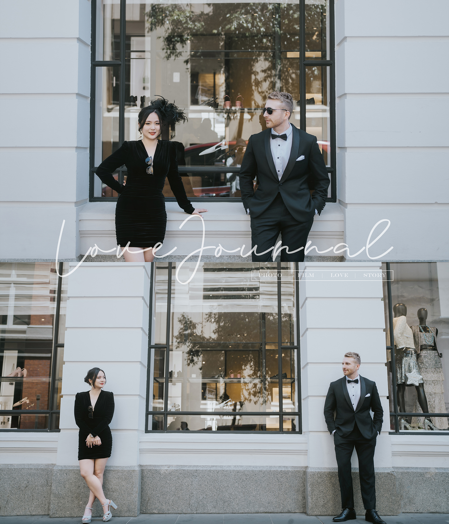 墨尔本时尚街Collins Street婚纱摄影 