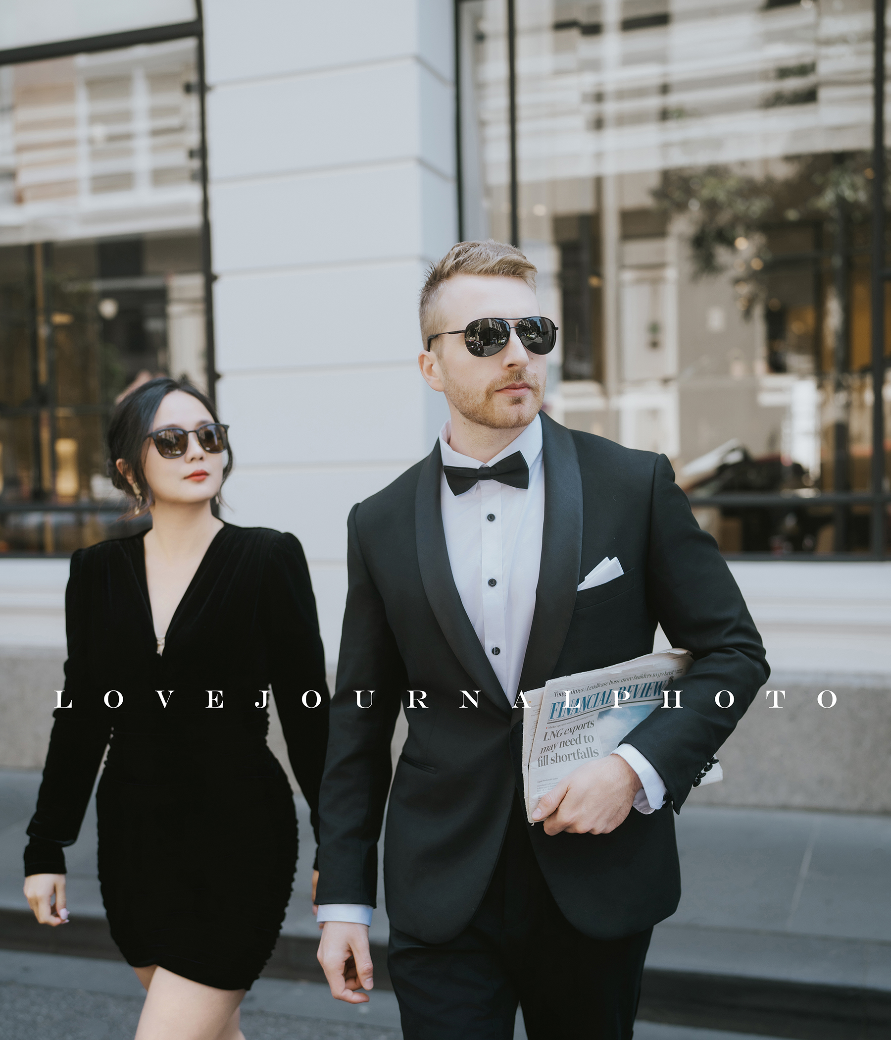 墨尔本时尚街Collins Street婚纱摄影 