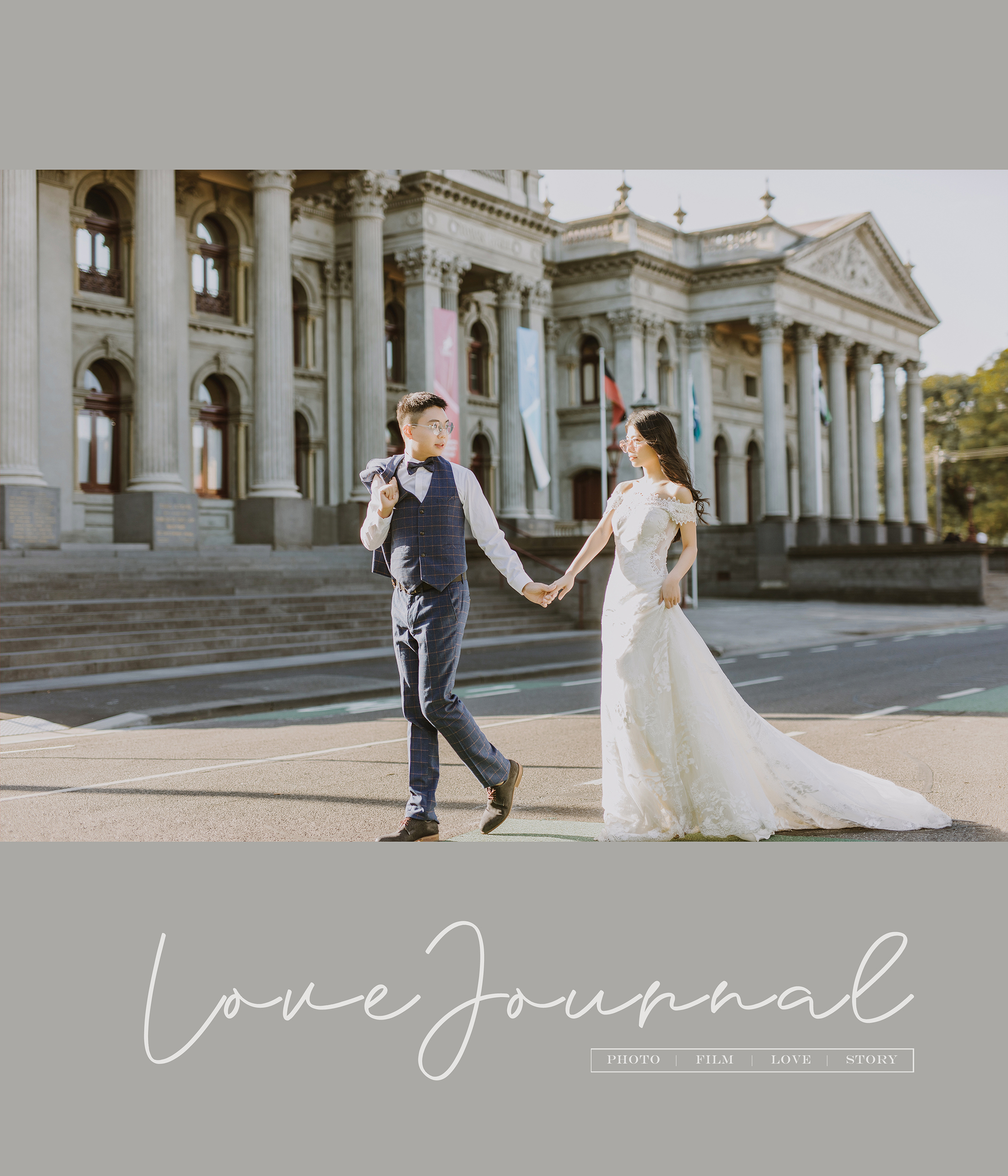 菲兹罗伊市政厅墨尔本 - 顶级婚纱摄影胜地 - Love Journal 墨尔本摄影