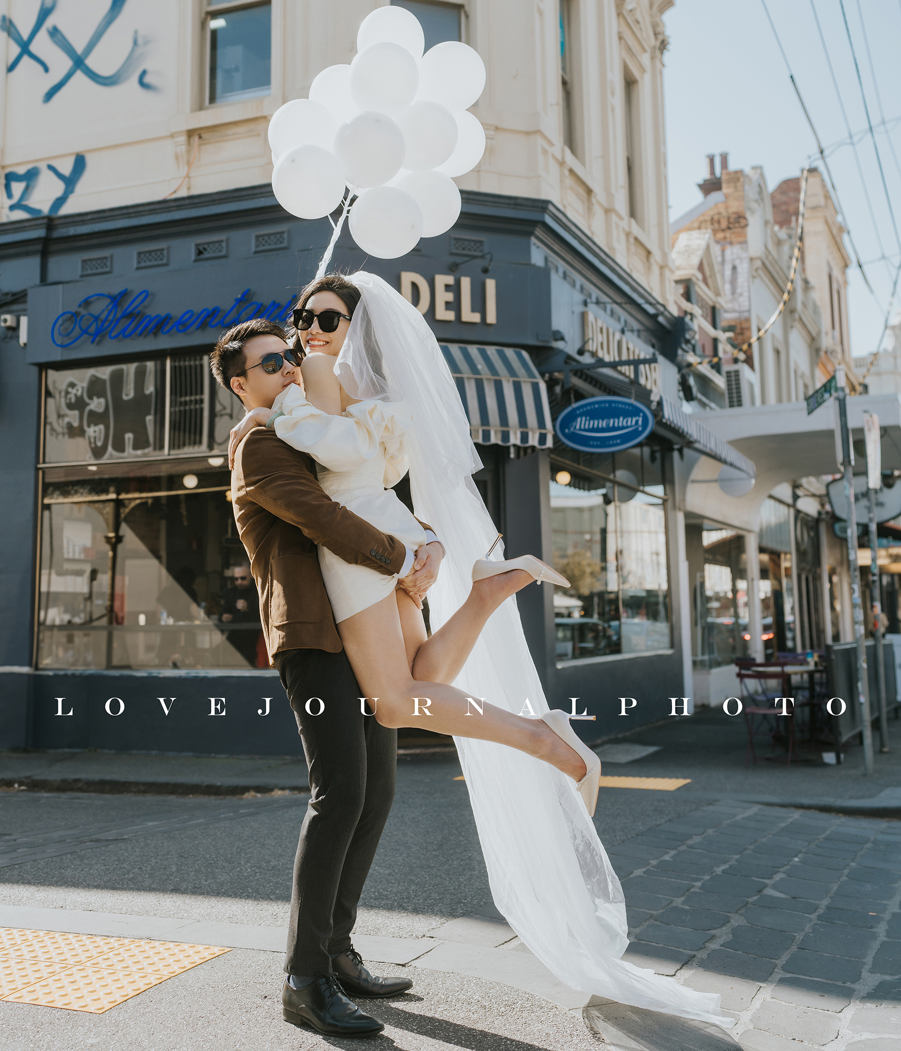 Pre-Wedding Photography at Fitzroy, 
Fitzroy Street Pre-Wedding Photography