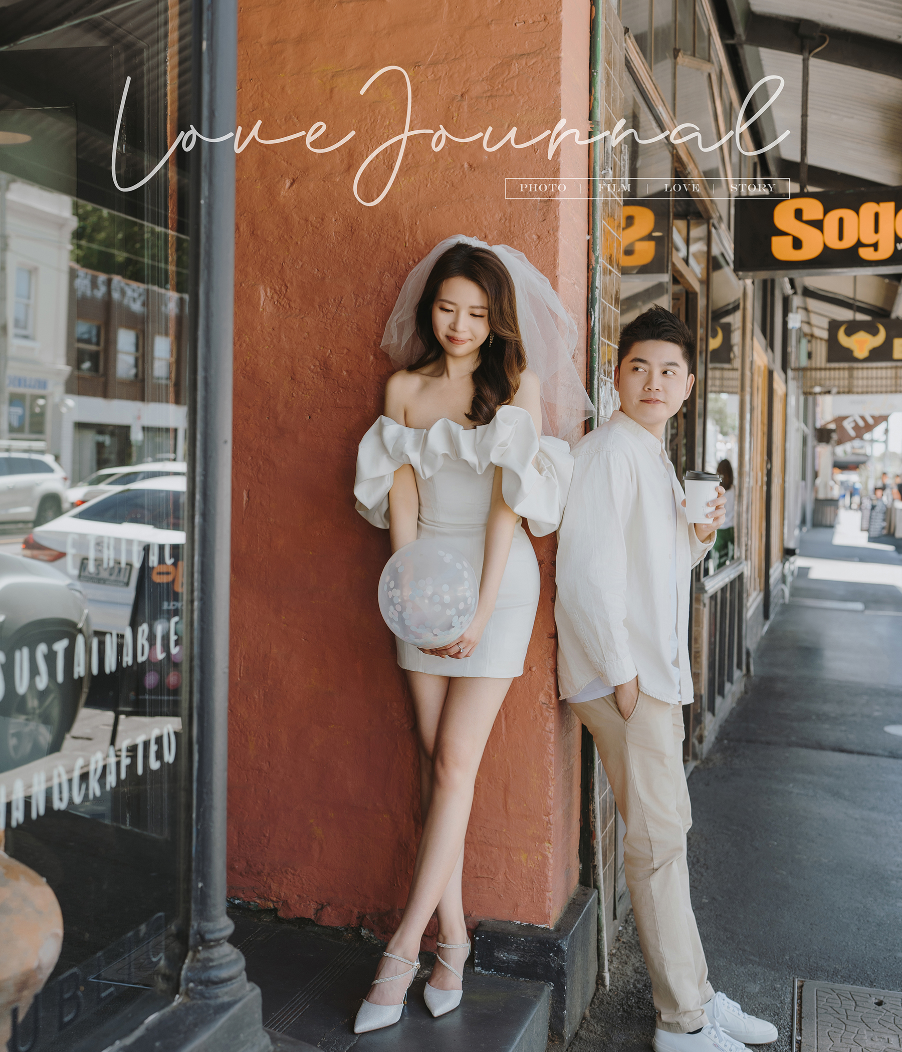 Pre-Wedding Photography at Fitzroy, 
Fitzroy Street Pre-Wedding Photography