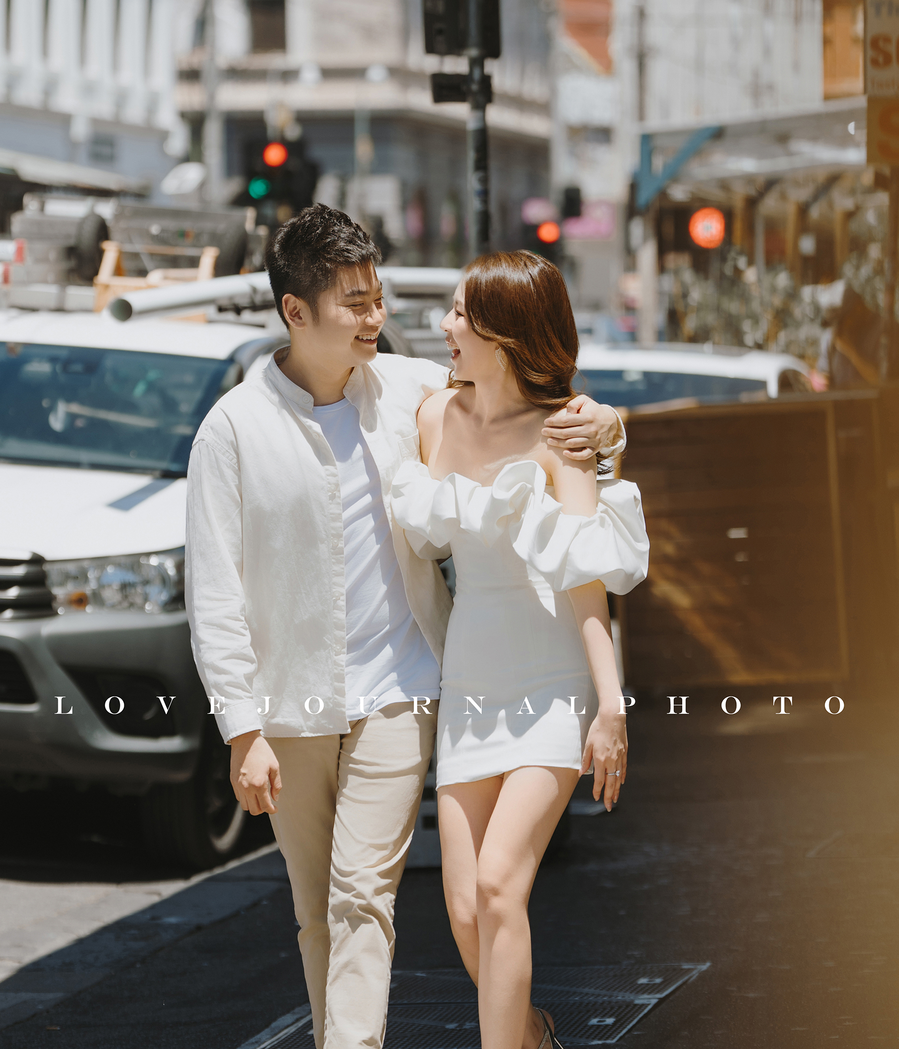 Pre-Wedding Photography at Fitzroy, 
Fitzroy Street Pre-Wedding Photography