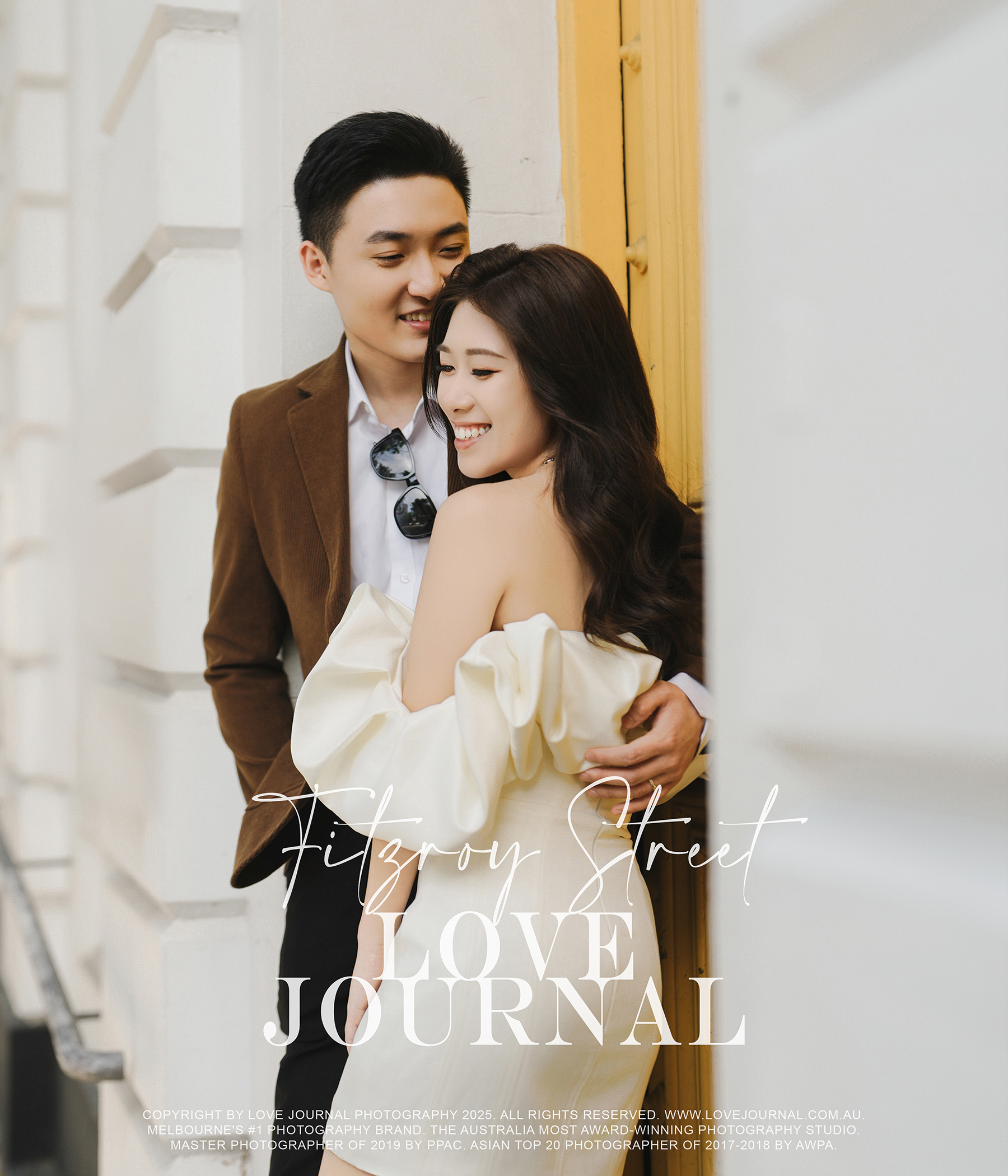 Pre-Wedding Photography at Fitzroy, 
Fitzroy Street Pre-Wedding Photography