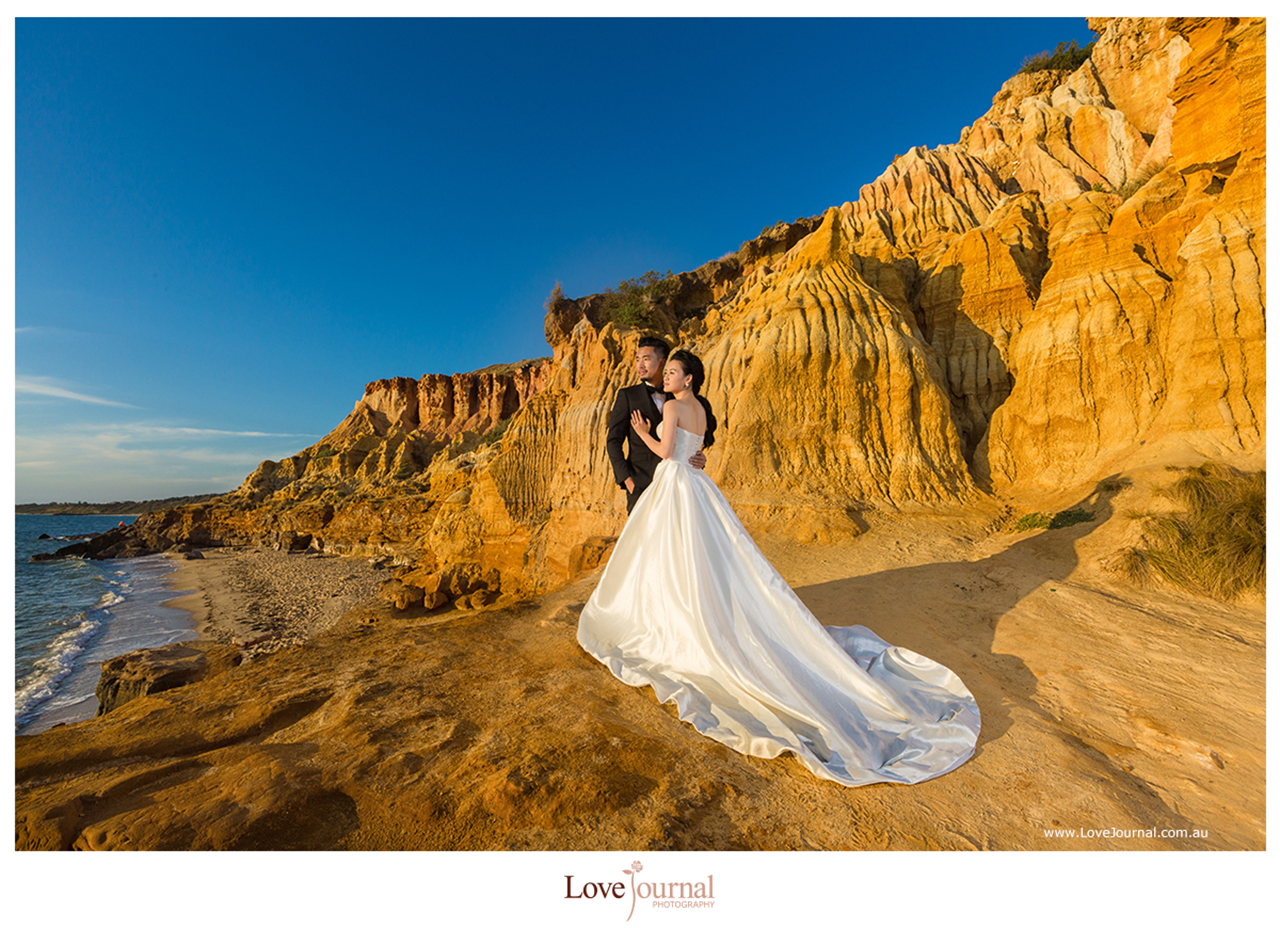 Melbourne Half Moon Bay Pre-Wedding Photography