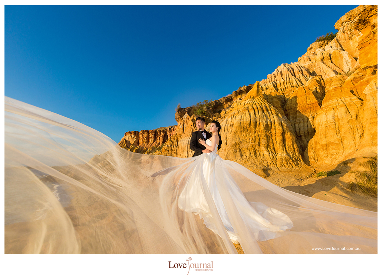 Melbourne Half Moon Bay Pre-Wedding Photography
