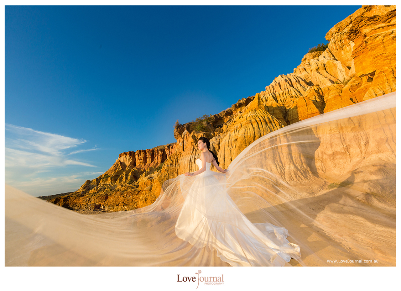 Melbourne Half Moon Bay Pre-Wedding Photography