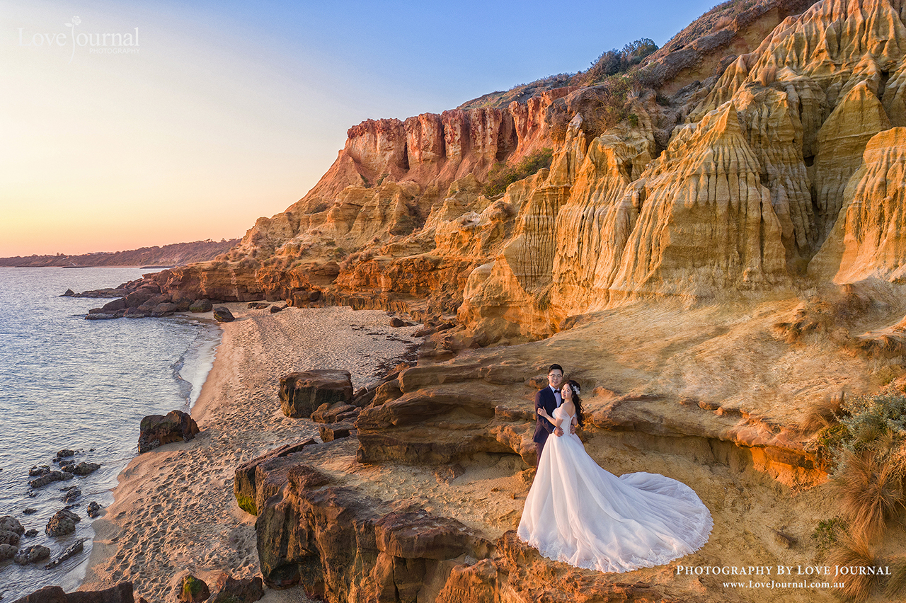 Melbourne Half Moon Bay Pre-Wedding PhotographyMelbourne Half Moon Bay Pre-Wedding Photography