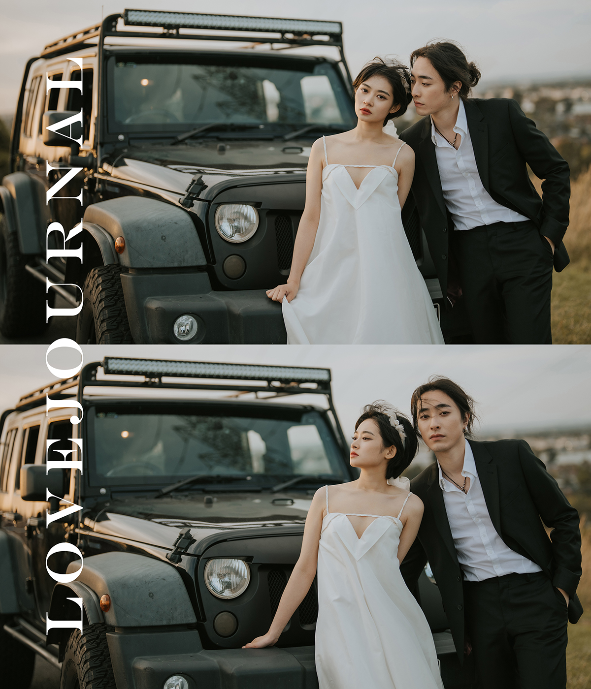 墨尔本婚纱摄影 墨尔本山顶日落婚纱摄影
