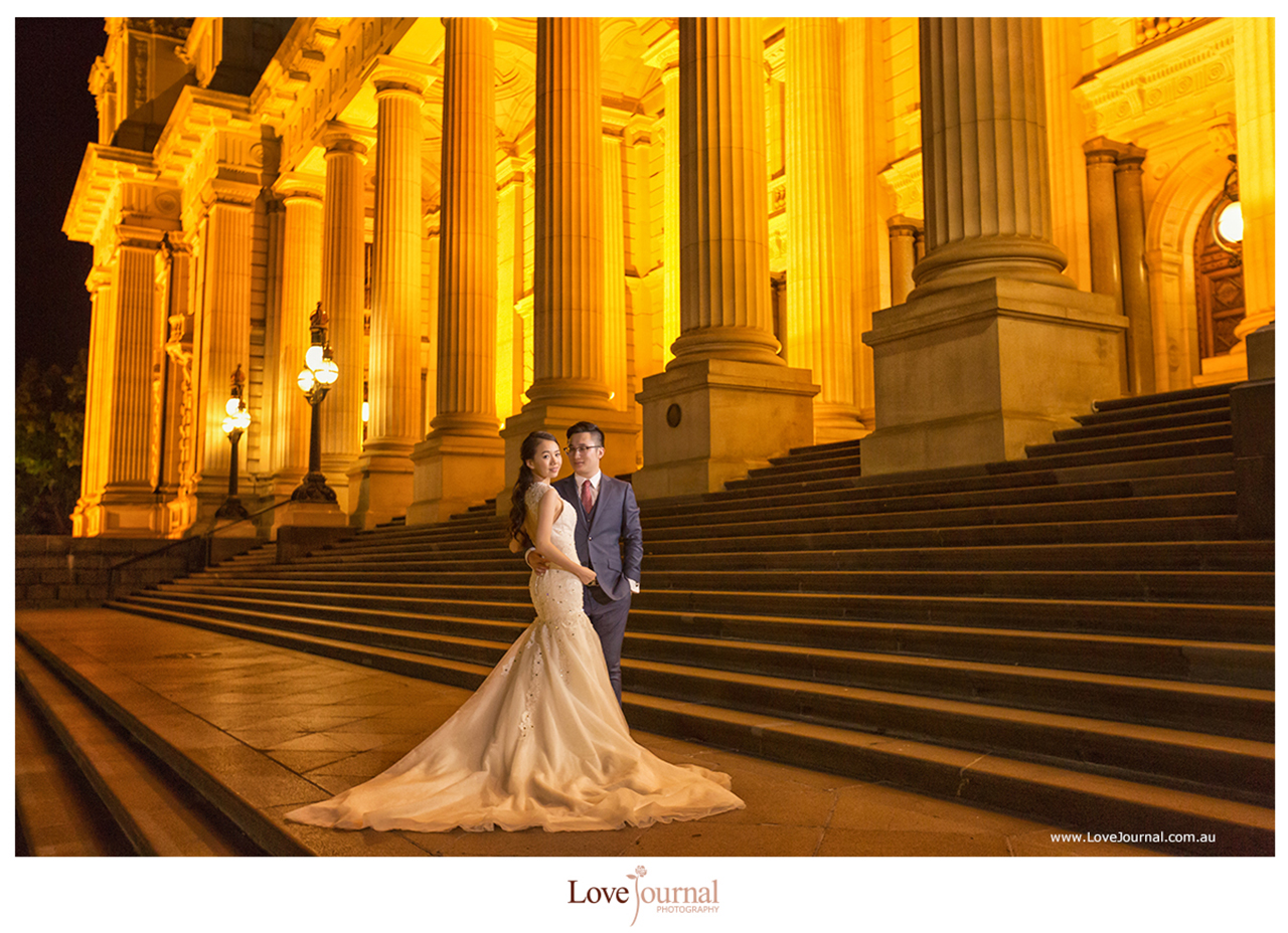 Melbourne Parliament House Pre-Wedding Photography 