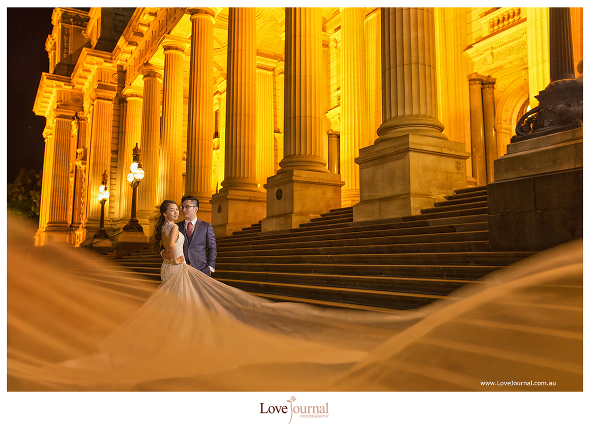 Melbourne Parliament House Pre-Wedding Photography 