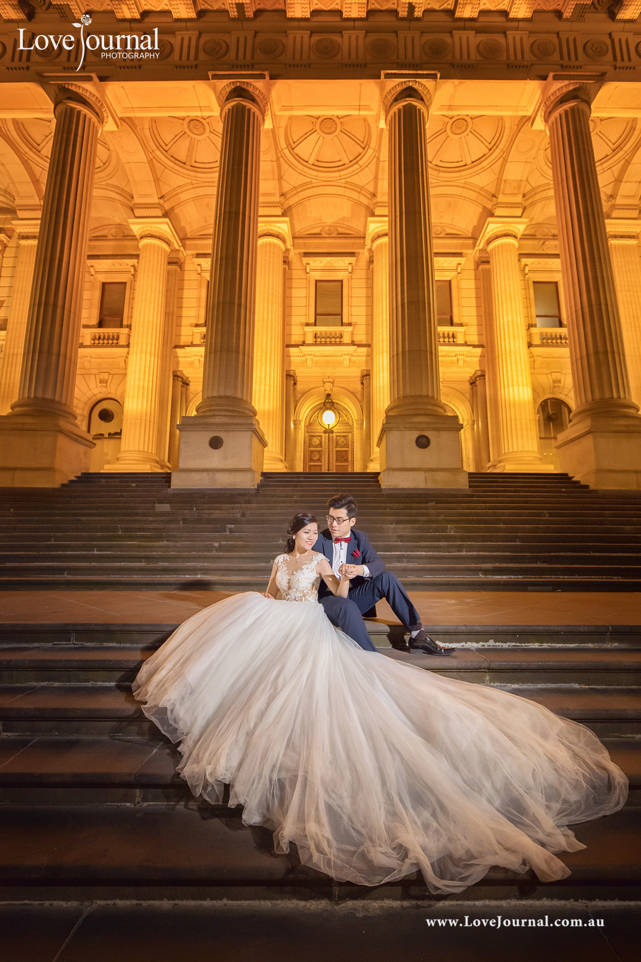 Melbourne Parliament House Pre-Wedding Photography 