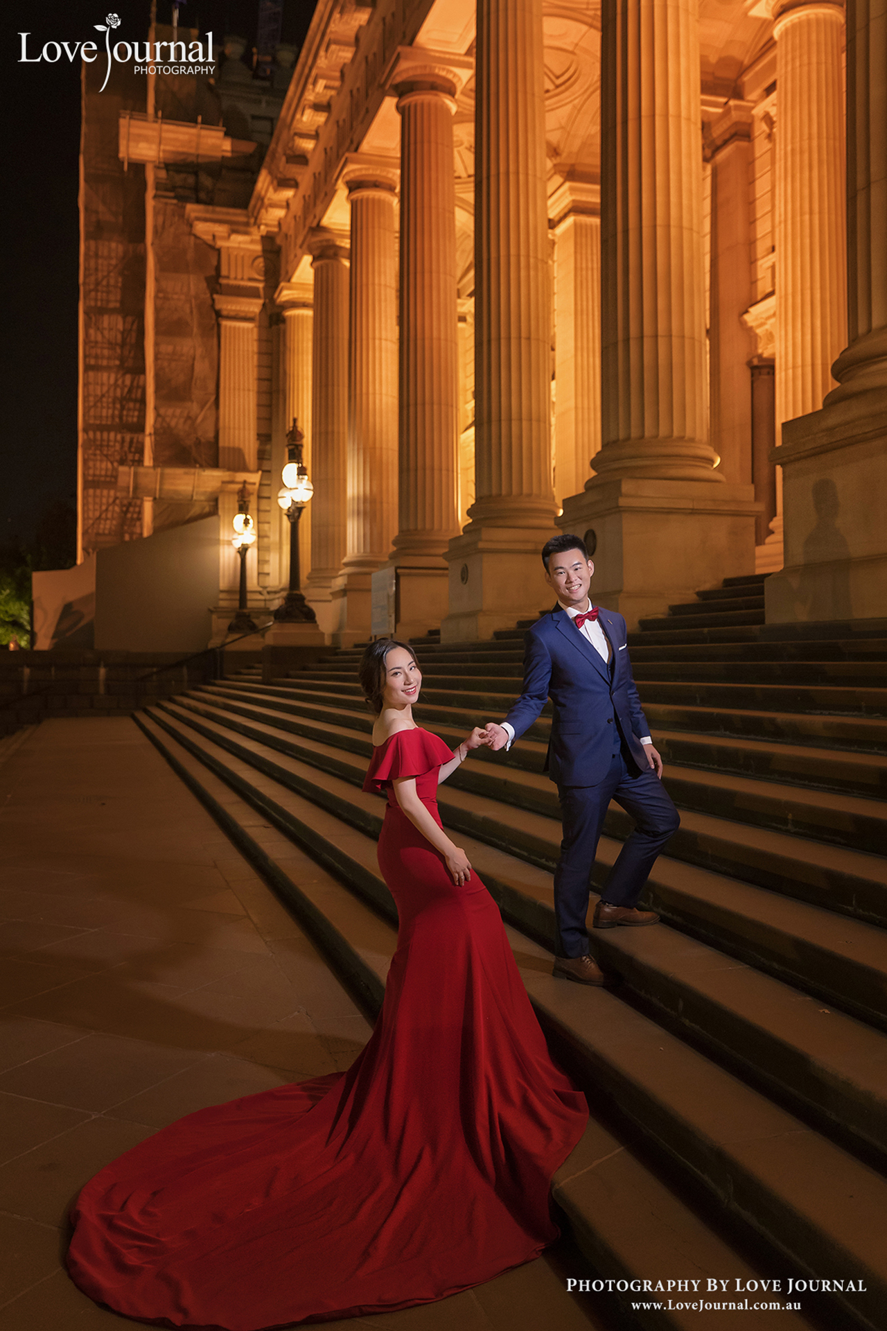 Melbourne Parliament House Pre-Wedding Photography 