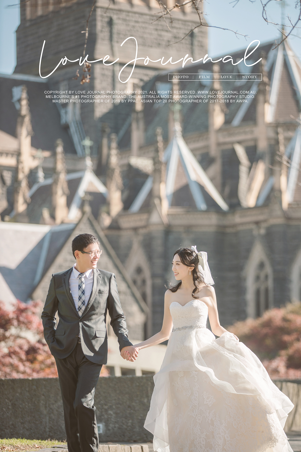 Melbourne St. Patrck Cathedral Pre-Wedding Photography