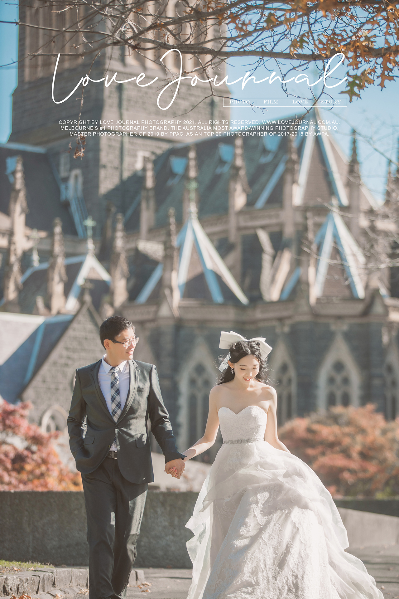 Melbourne St. Patrck Cathedral Pre-Wedding Photography