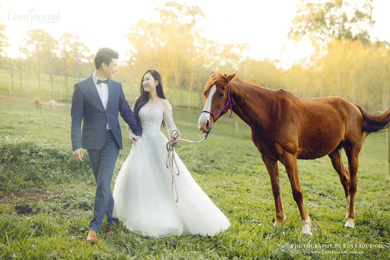 墨尔本私人庄园婚纱摄影
