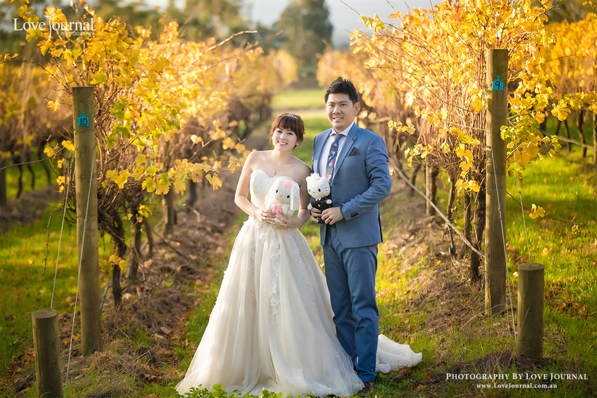 Melbourne Winery Pre-wedding Photography