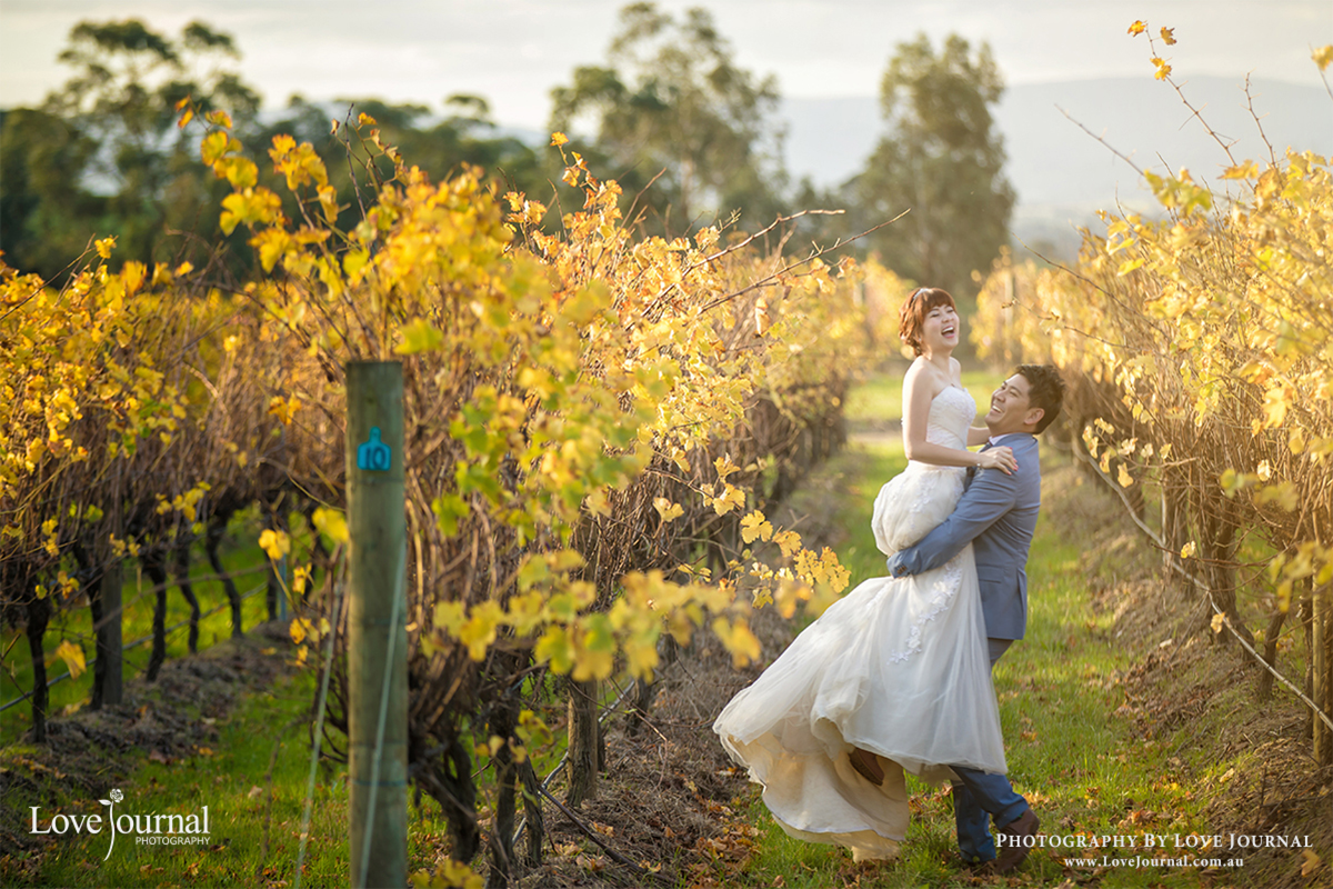 Melbourne Winery Pre-wedding Photography