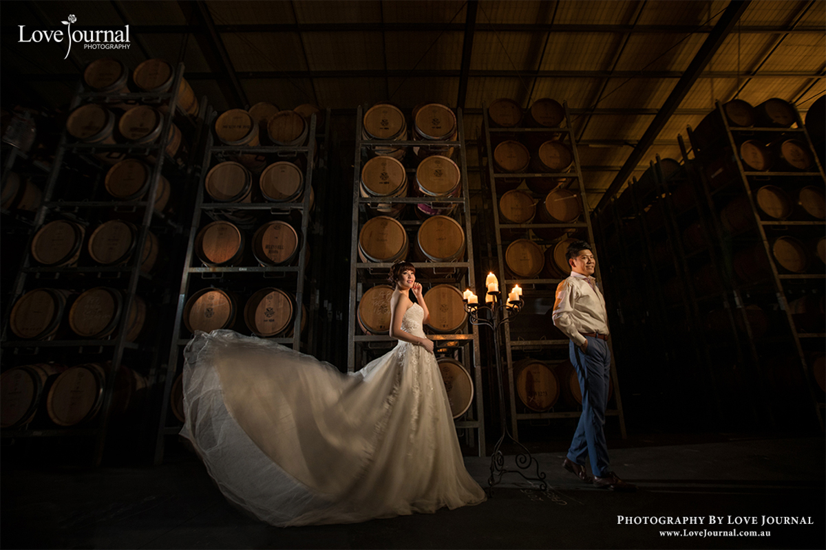 Melbourne Winery Pre-wedding Photography
