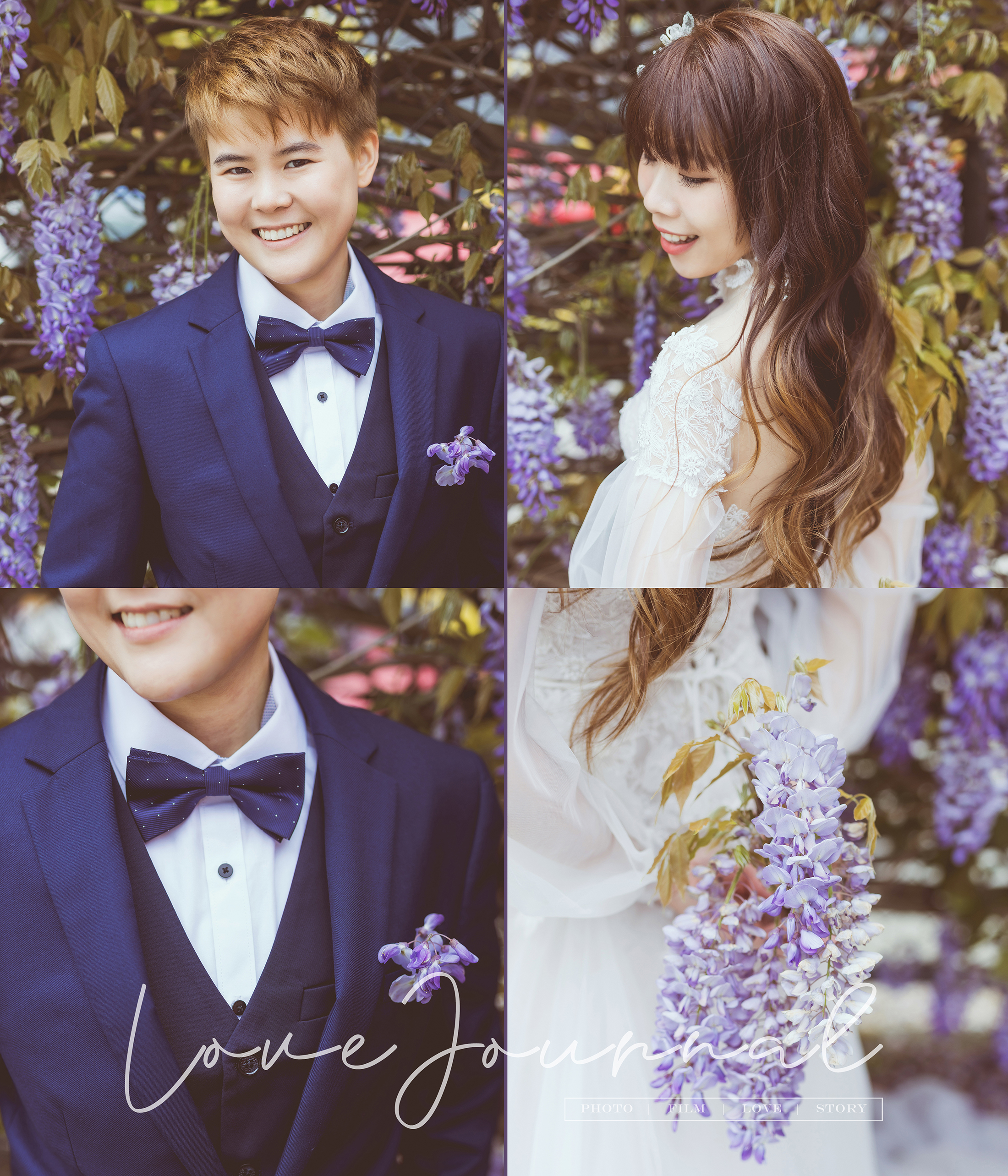 Wisteria Pre-wedding Photography