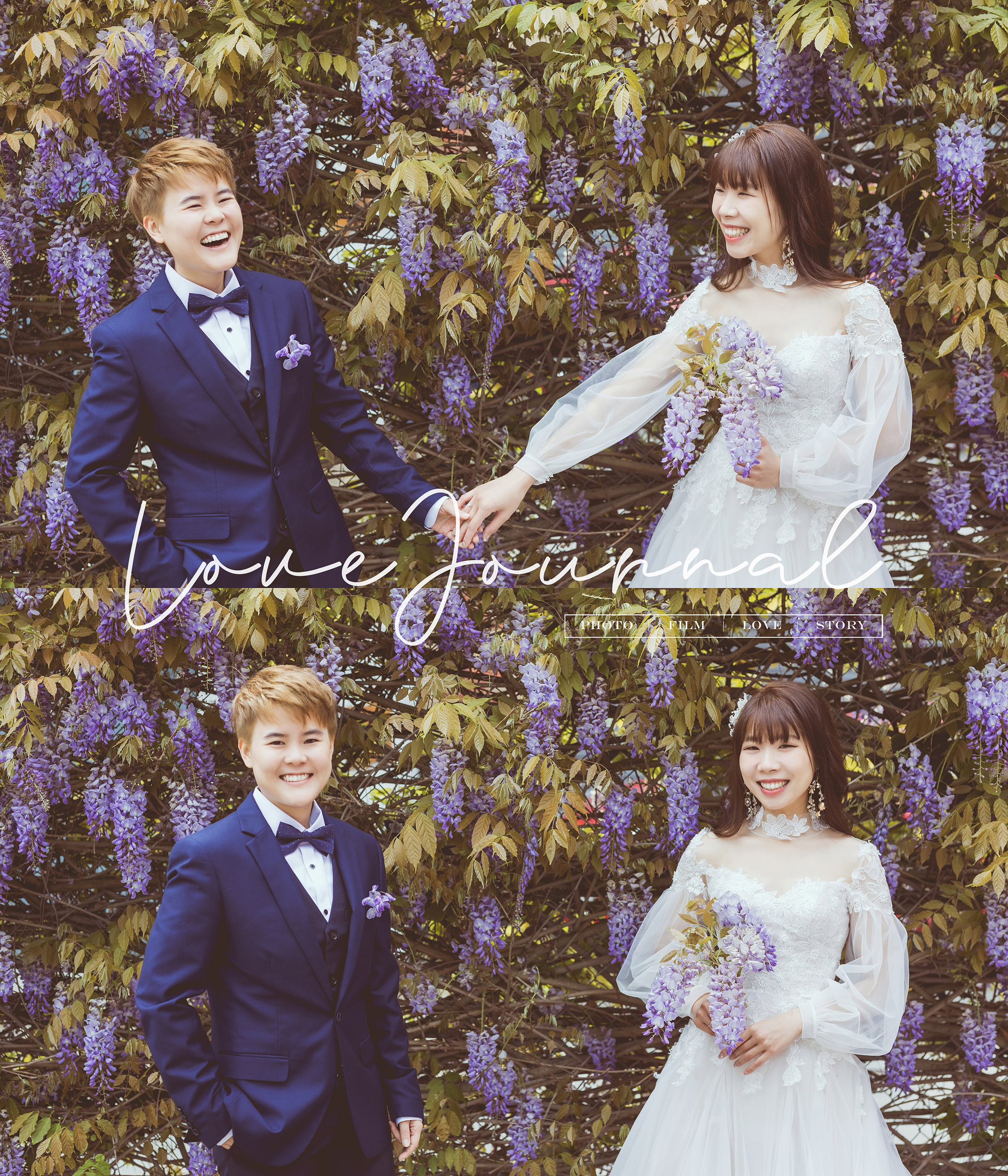 Wisteria Pre-wedding Photography